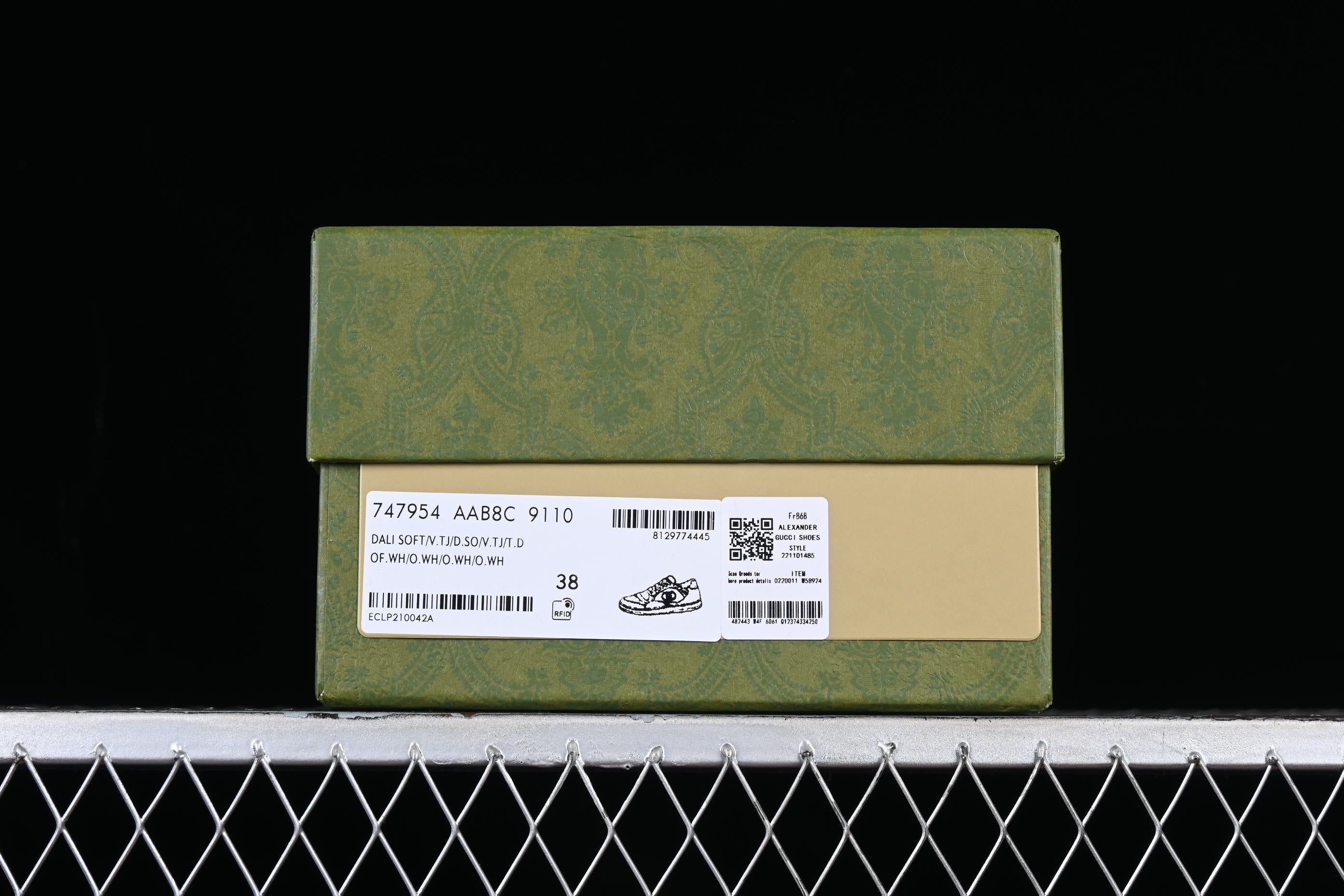 GucciUnisex Max 80 Leather - White/Green