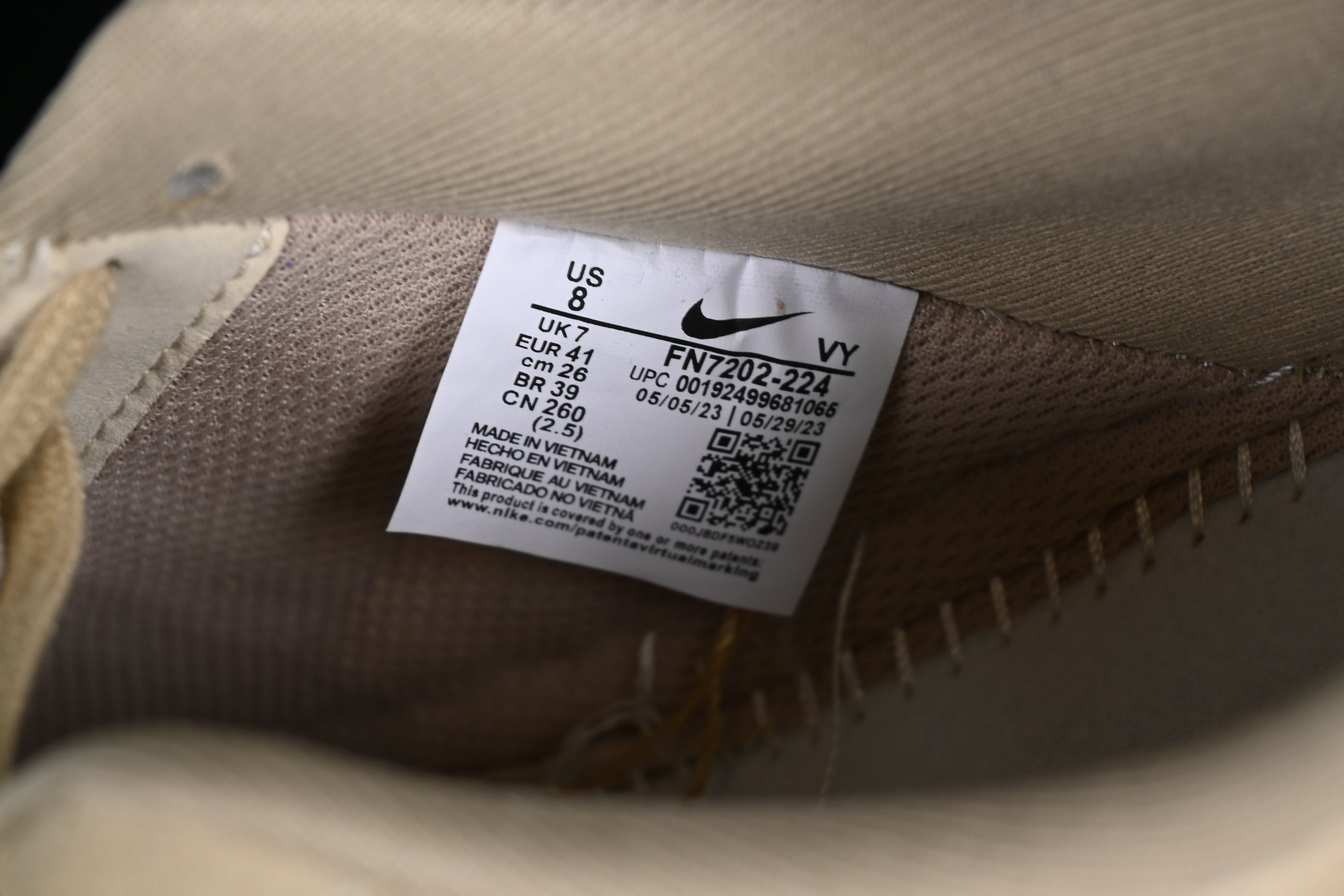 NikeUnisex Air Force 1 AF1 Low - Grain