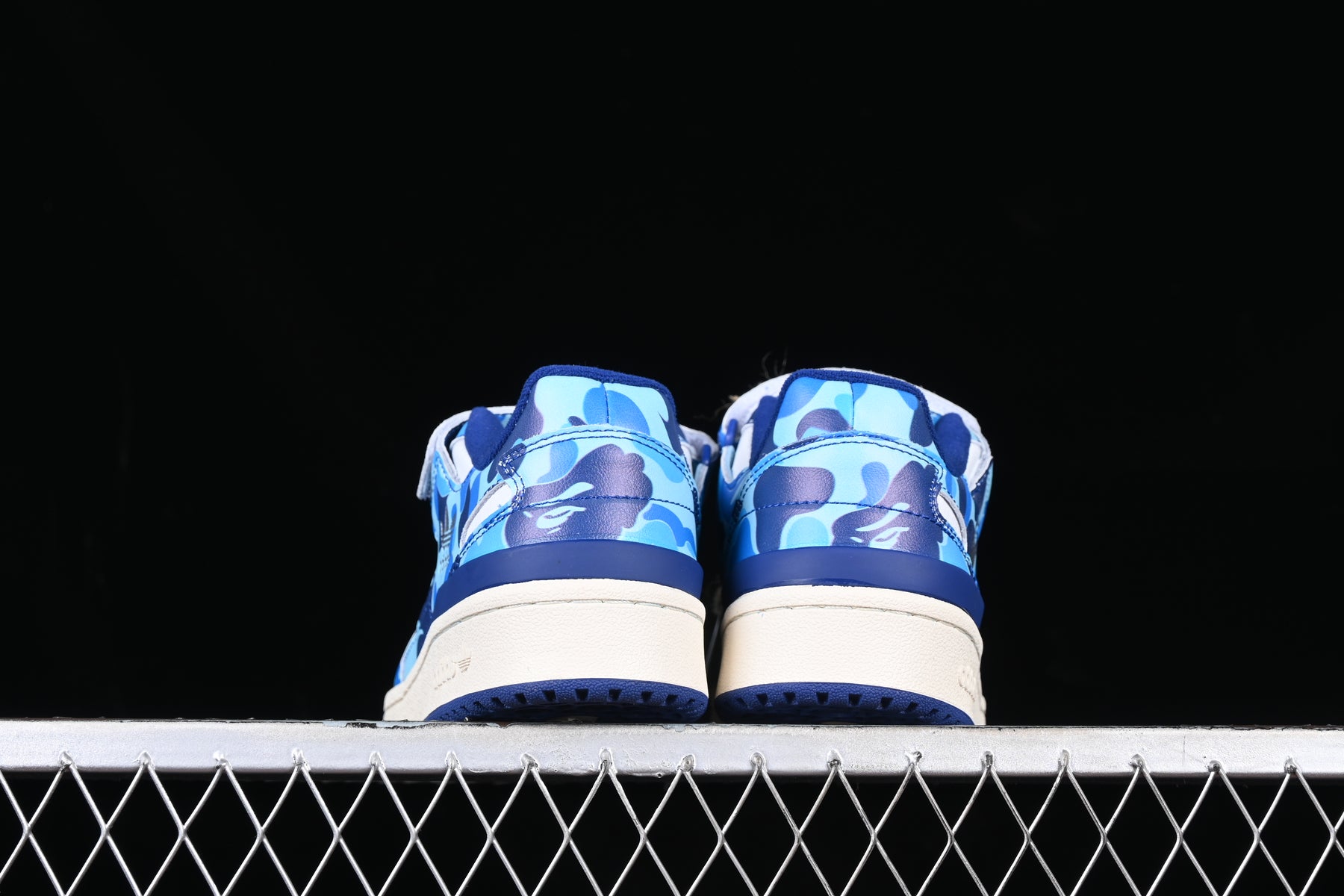 AdidasMens BAPE x Forum Low 84 30th Anniversary - Blue Camo