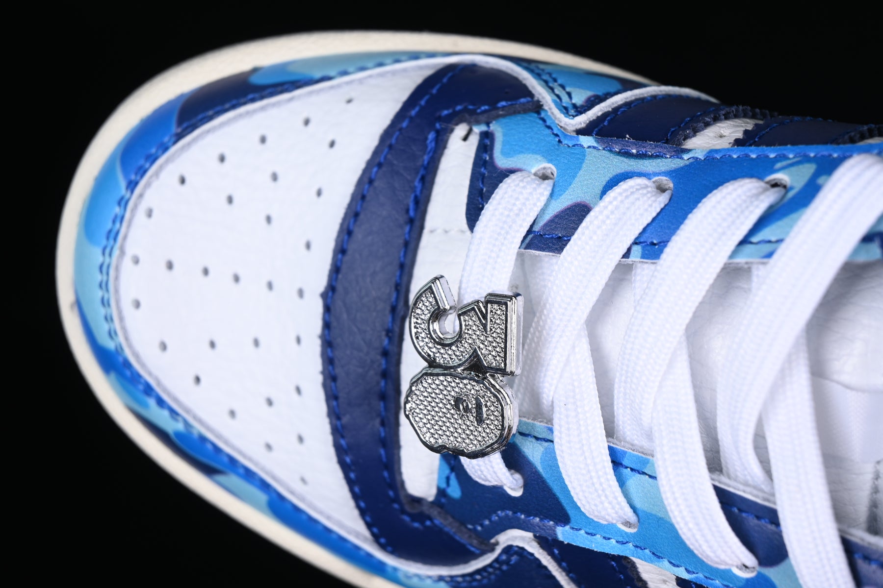 AdidasMens BAPE x Forum Low 84 30th Anniversary - Blue Camo