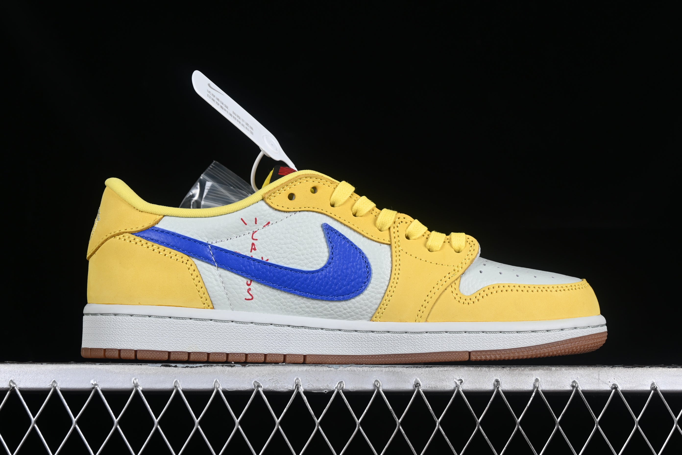 Travis Scott x Air Jordan 1 AJ1 Low - Canary