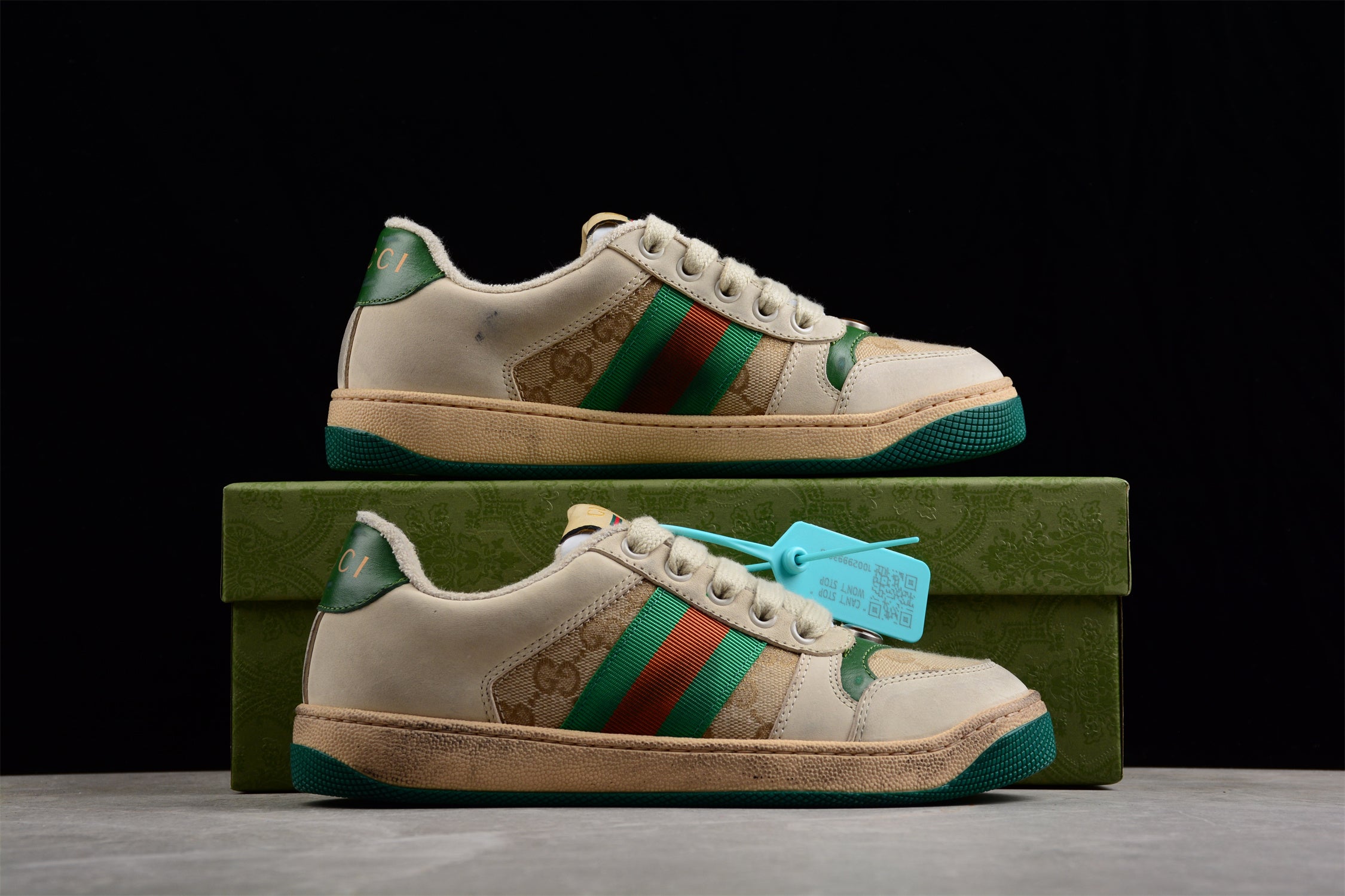 GucciMens Screener GG - Green