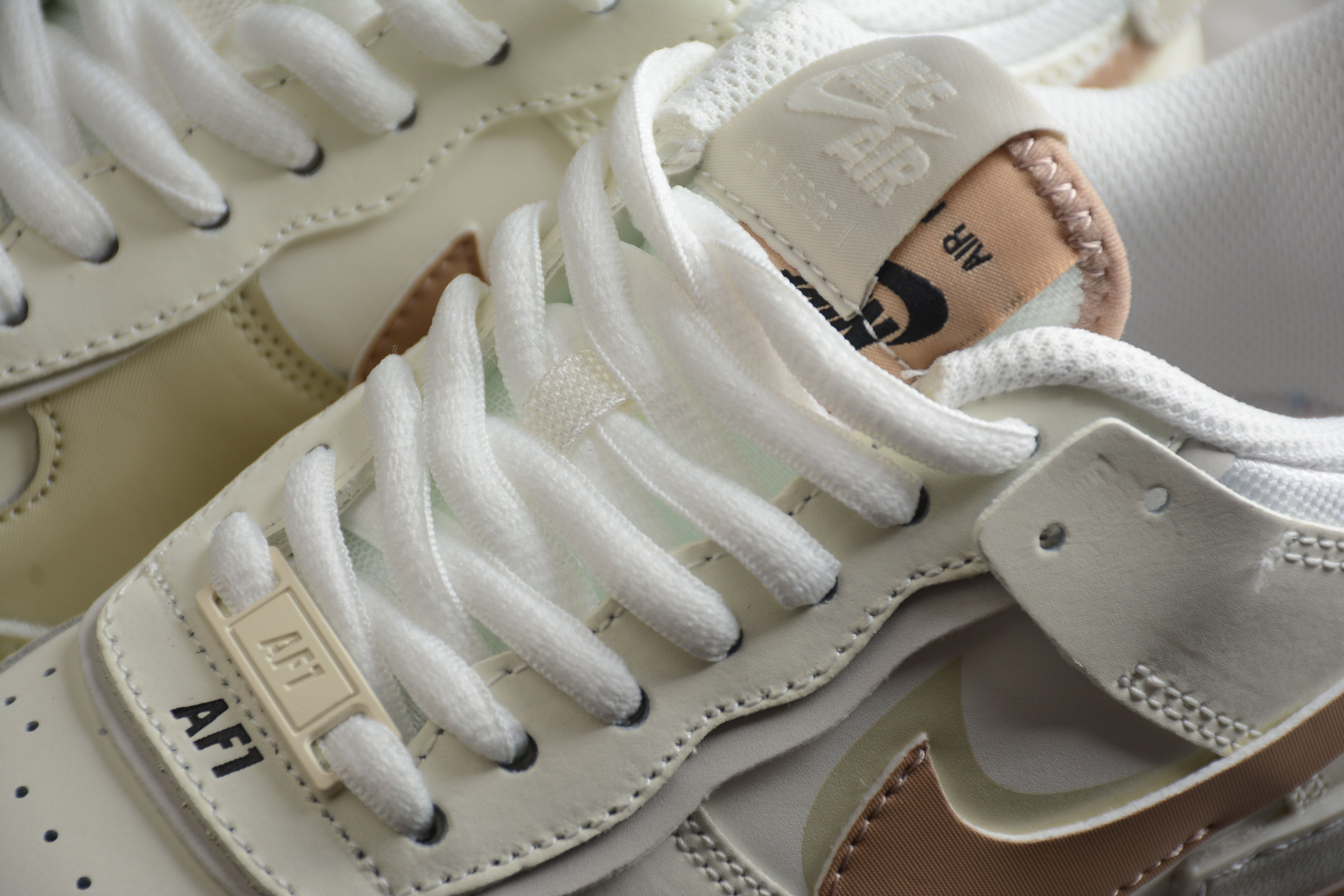 NikeUnisex Air Force 1 AF1 Low shadow - Light Bone