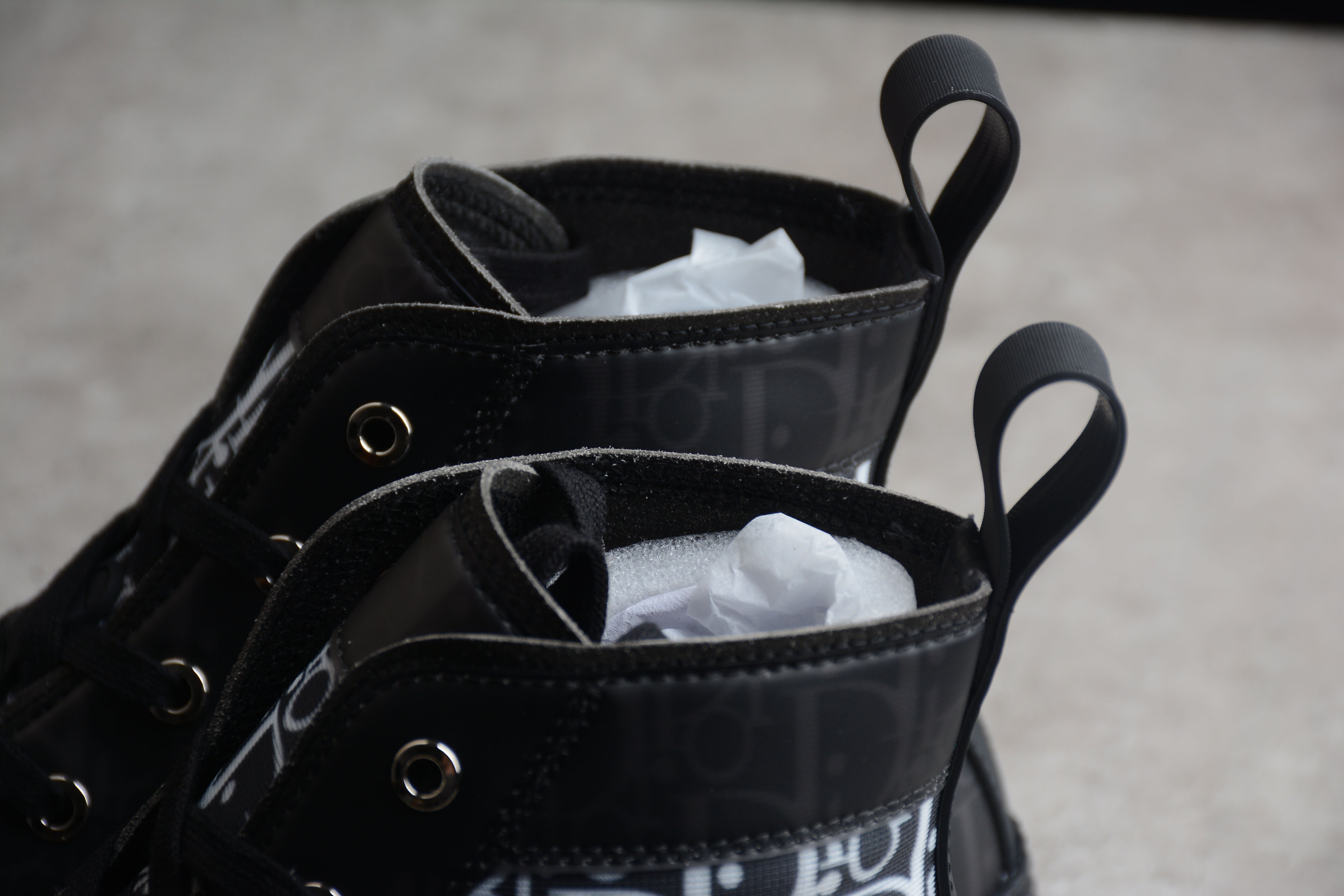 DiorUnisex B23 Oblique High Top - Black