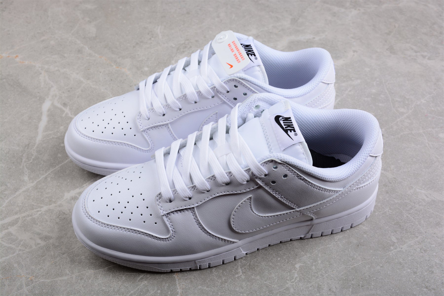 NikeMens Dunk Low - Triple White