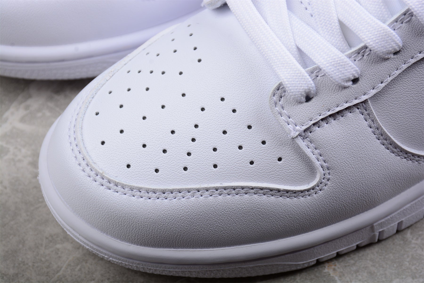 NikeMens Dunk Low - Triple White
