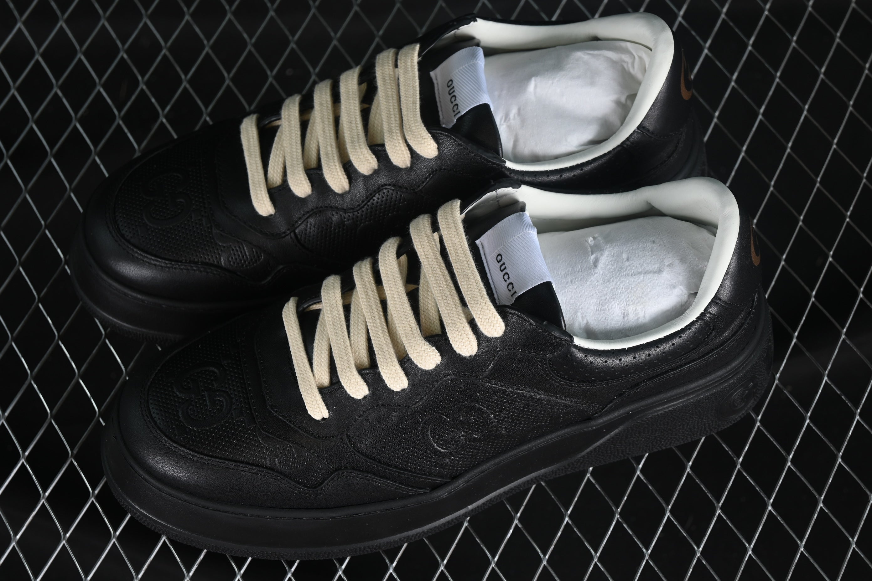 GucciUnisex GG Embossed - Black