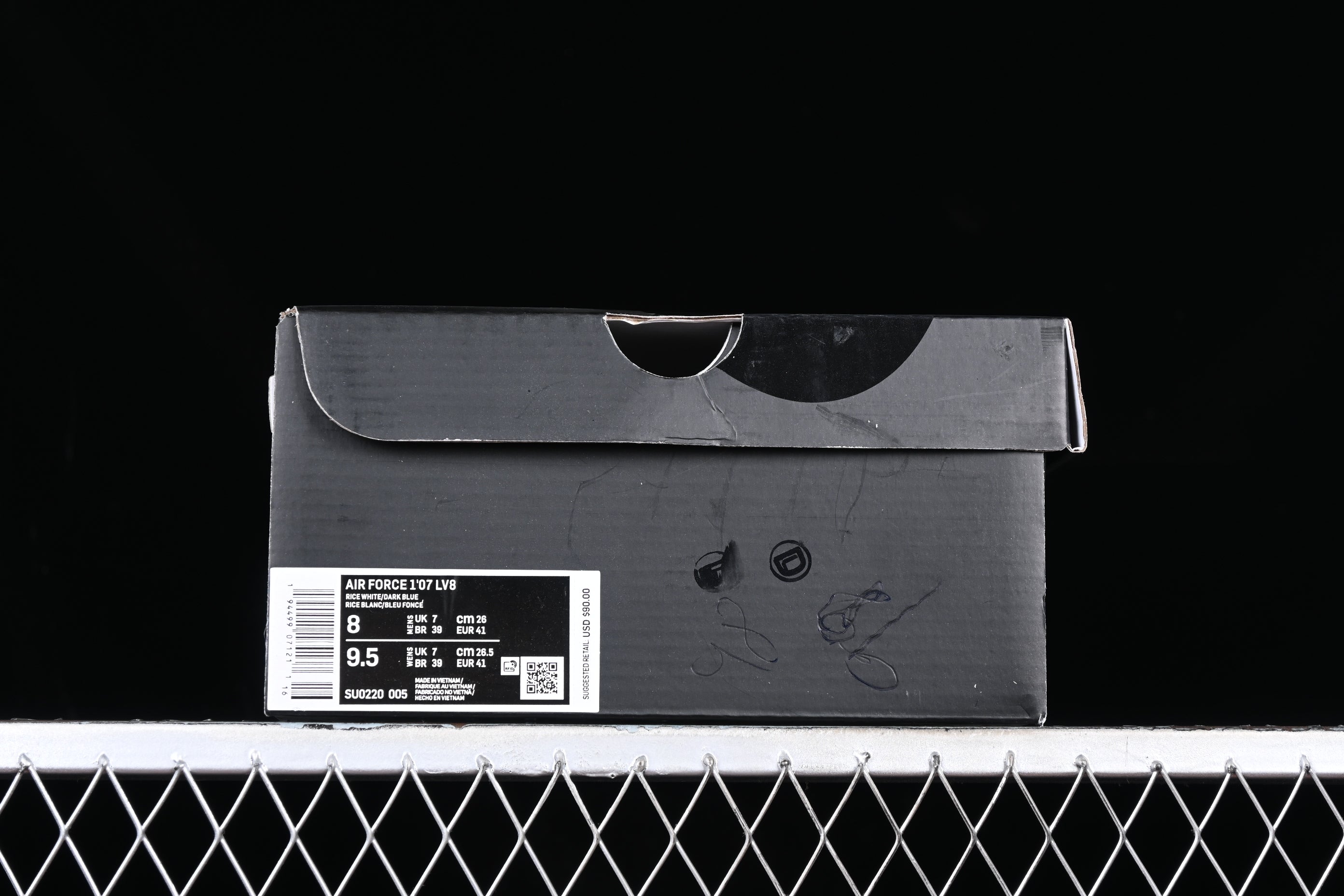 NikeUnisex Air Force 1 AF1 - Black