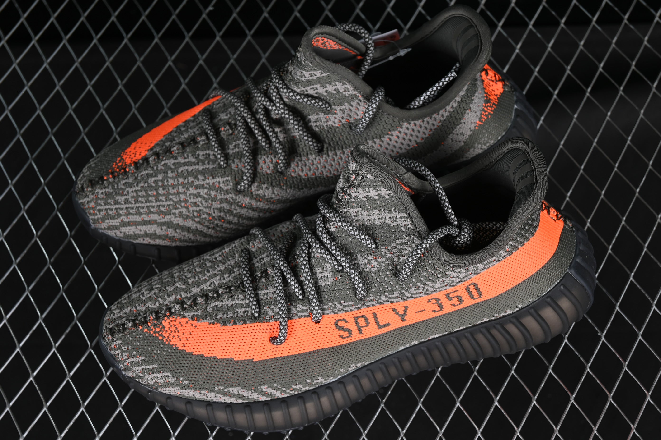 adidasMens Yeezy 350 - Carbon Beluga