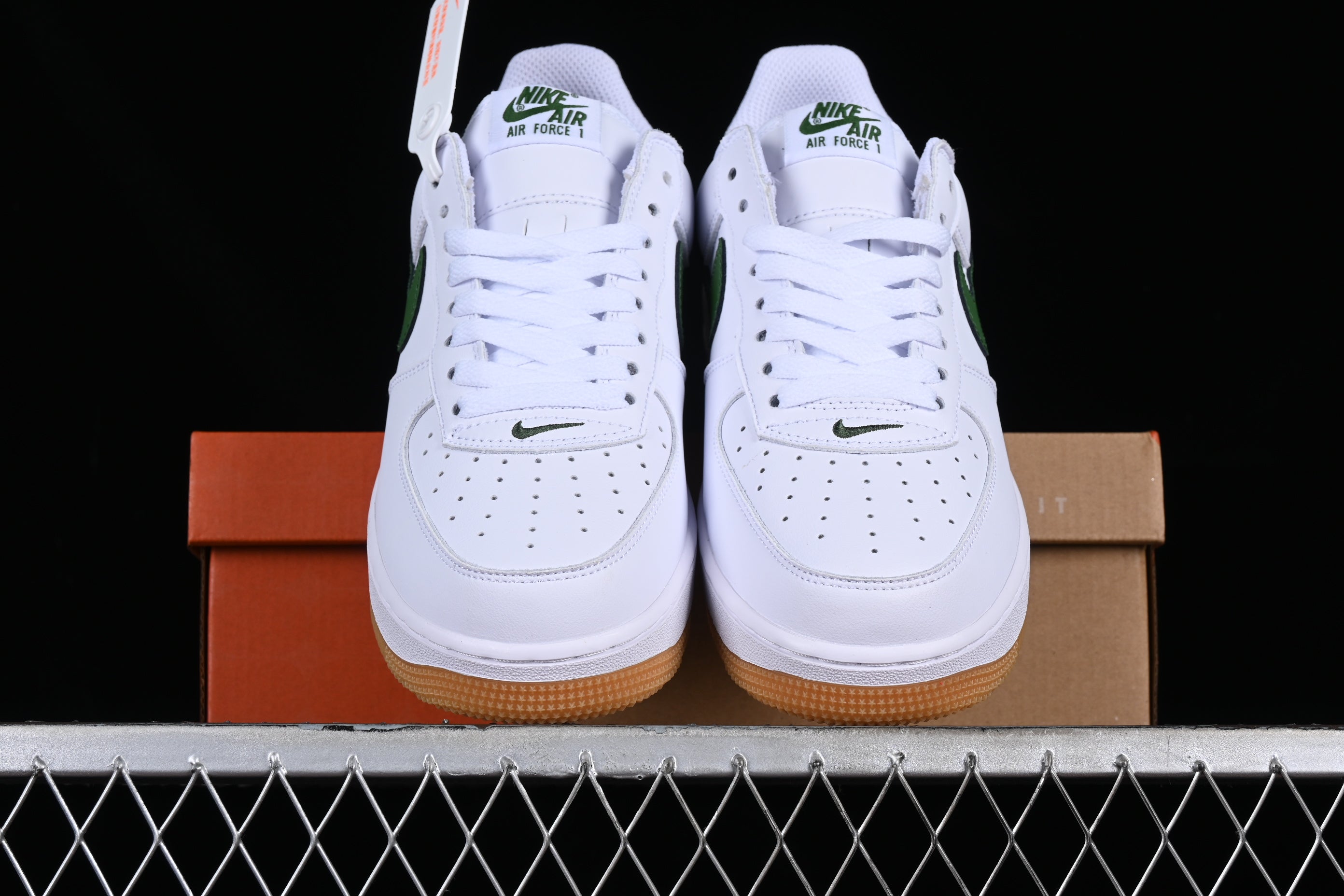NikeMens Air Force 1 AF1 Low - Forest Green