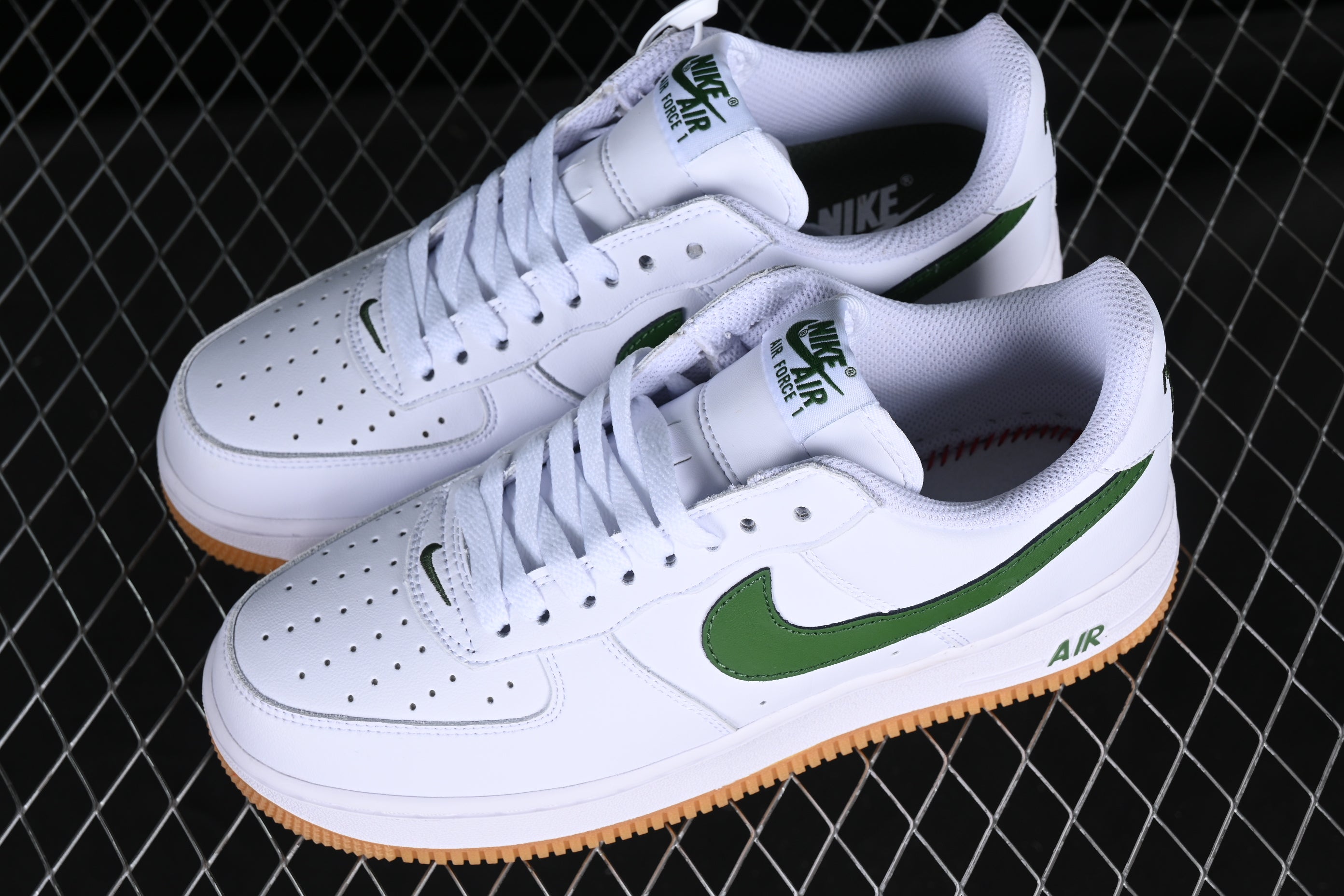 NikeMens Air Force 1 AF1 Low - Forest Green