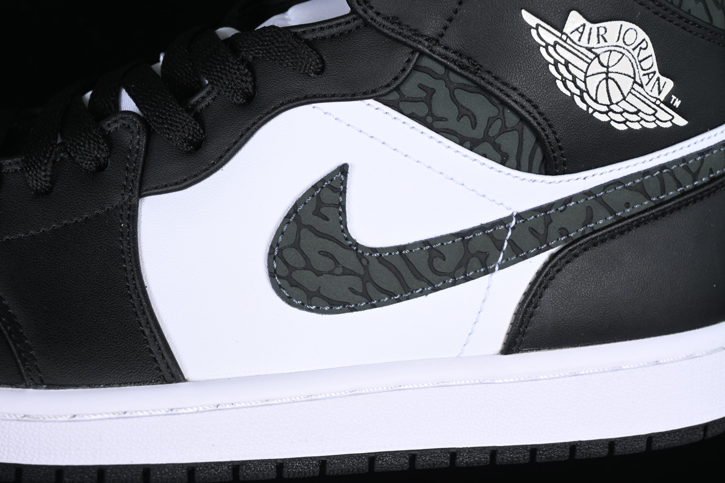 Air Jordan 1 AJ1 Mid - Panda Elephant