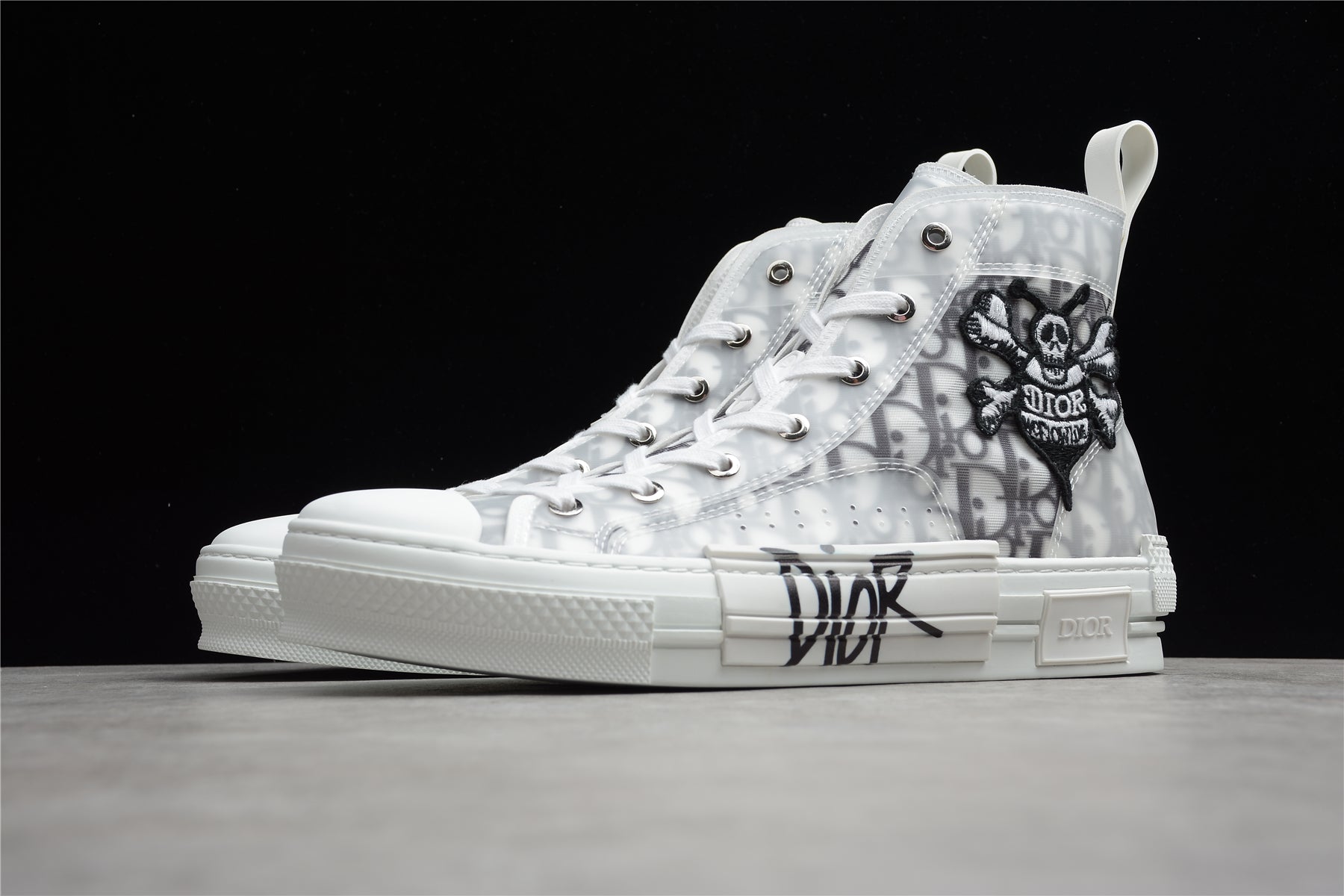 DiorUnisex B23 High Oblique Shawn Bee - White