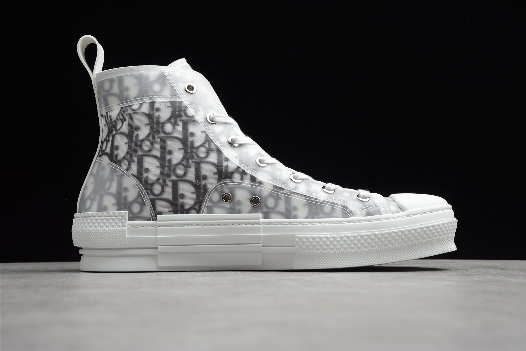 DiorUnisex B23 High Oblique Shawn Bee - White