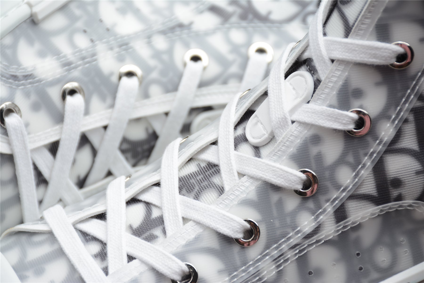 DiorUnisex B23 High Oblique Shawn Bee - White