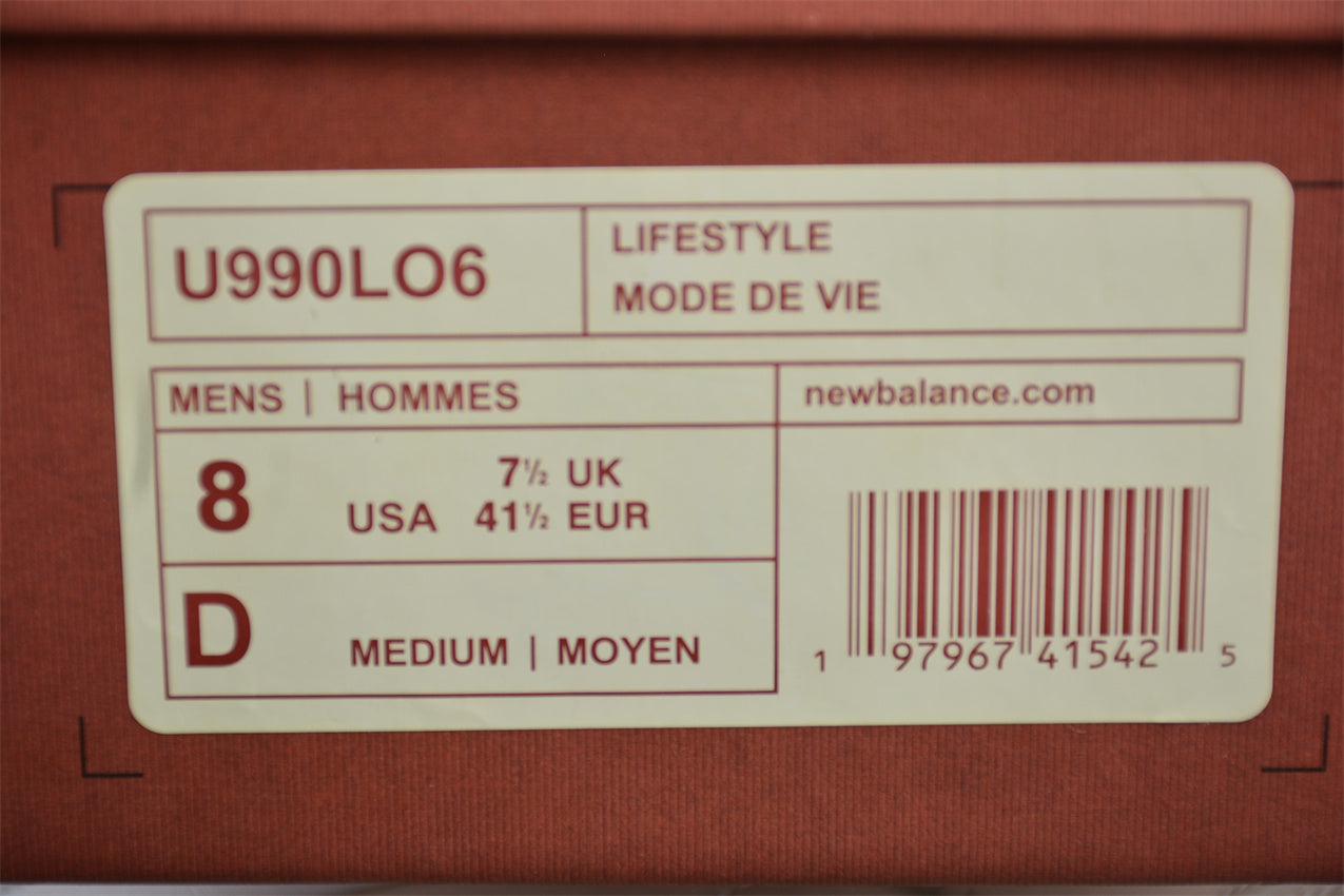 Loro Piana x New Balance 990v6 - Raw Cashew