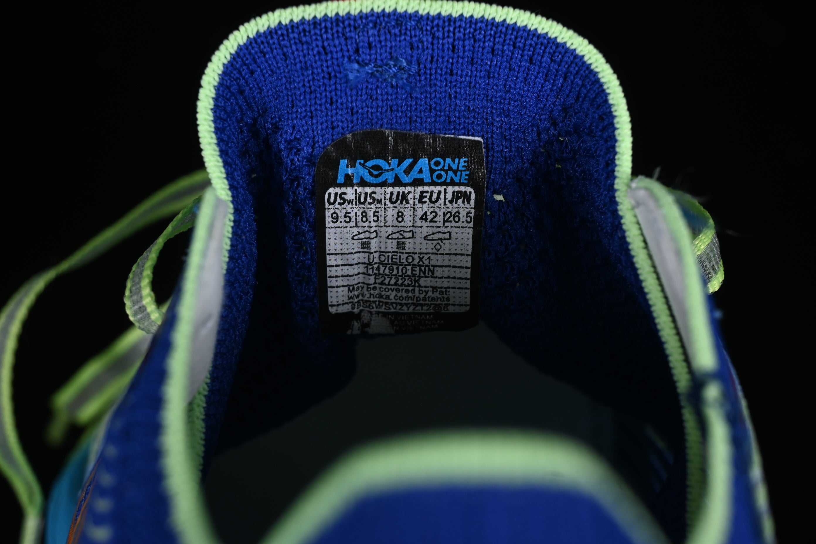 HokaUnisex Cielo X1 - Evening Sky Lettuce