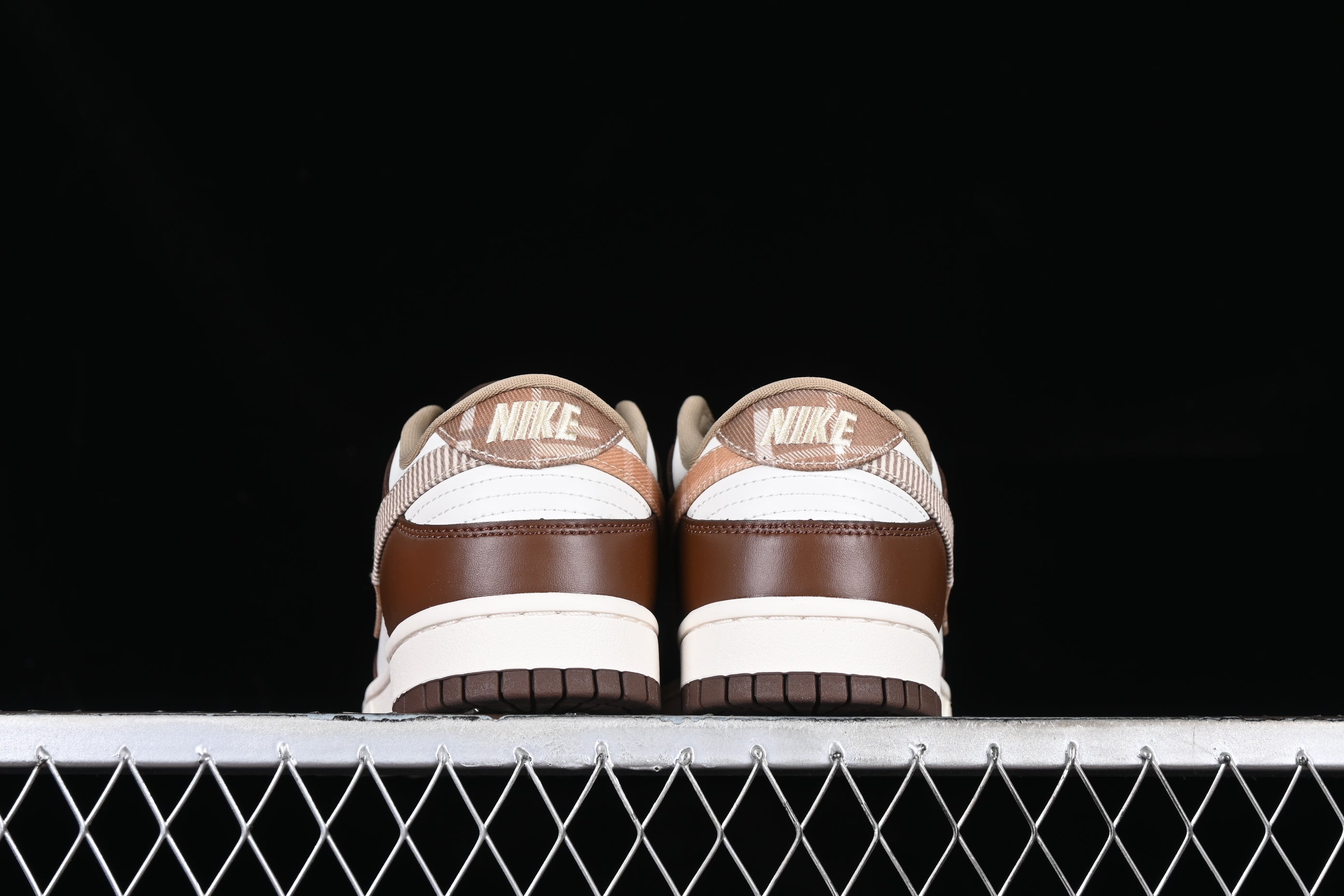 NikeMens Dunk Low - Brown Plaid