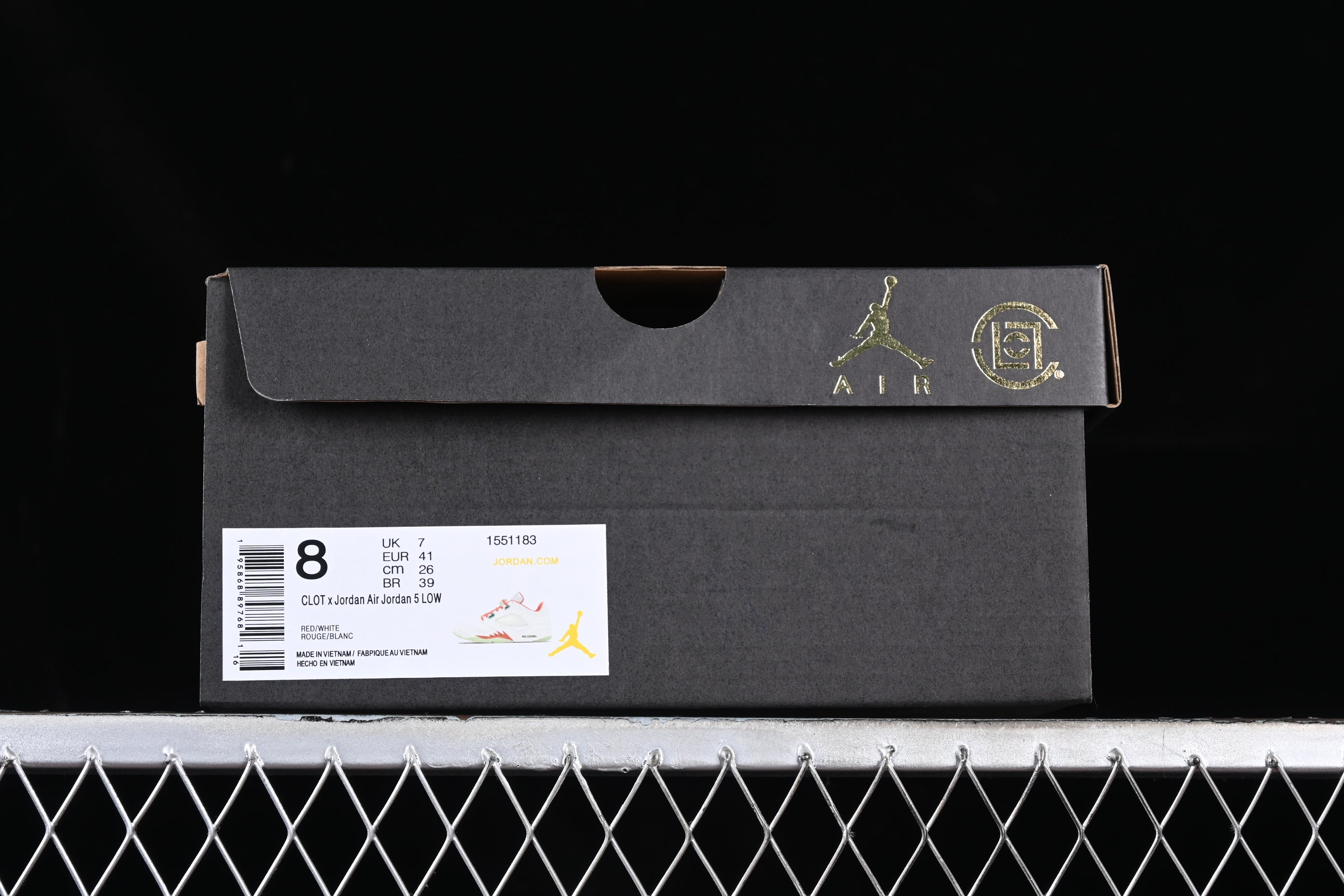 Clot x Air Jordan 5 AJ5 Low - White Silk