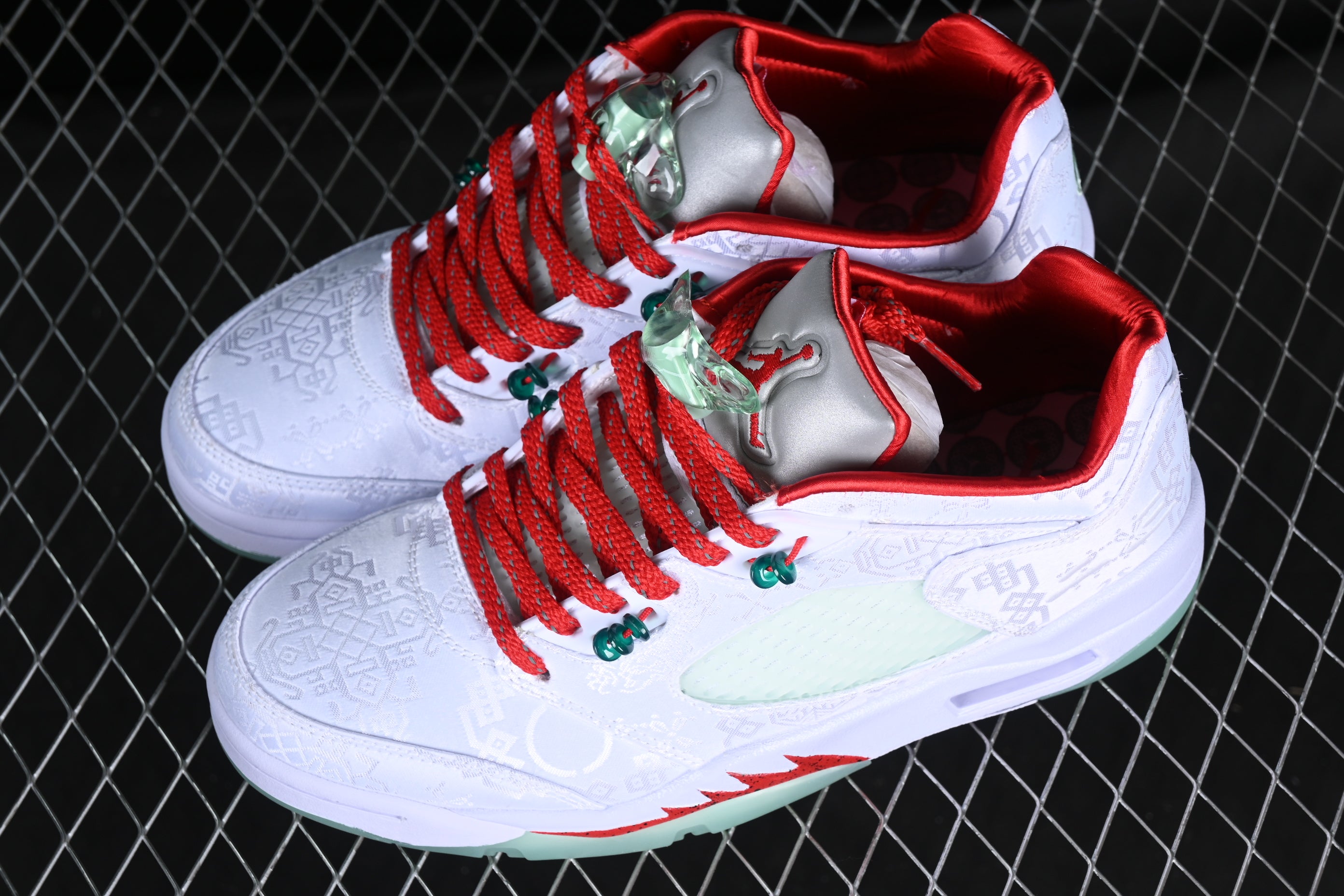 Clot x Air Jordan 5 AJ5 Low - White Silk