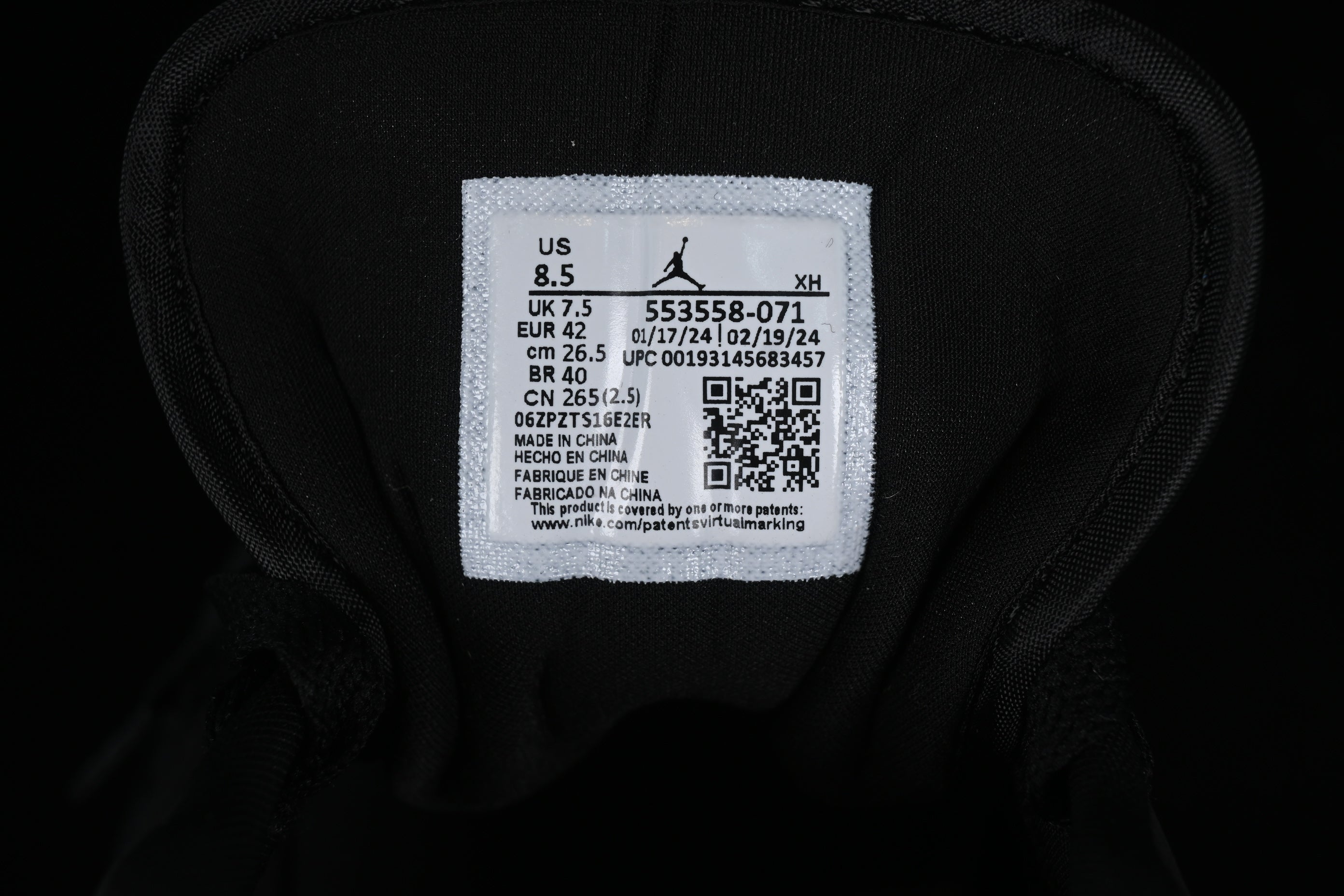 Air Jordan 1 AJ1 Low - Black/Yellow