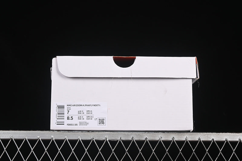 NikeUnisex Zoom Alphafly NEXT% 3 - White Pure Gridiron