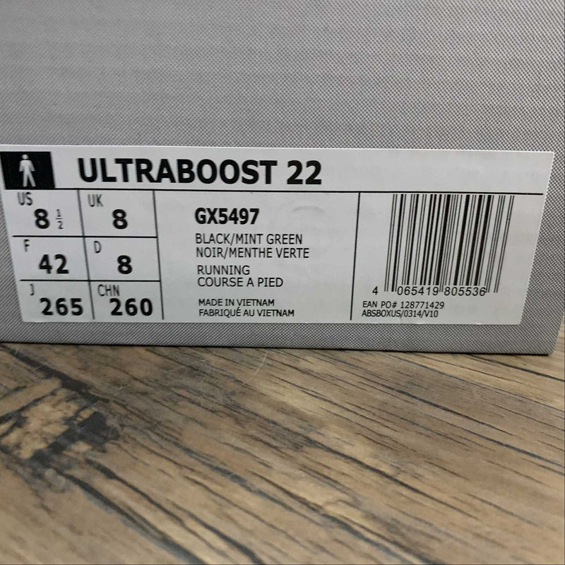 adidasUnisex UltraBoost 22 Light - Mint Rust