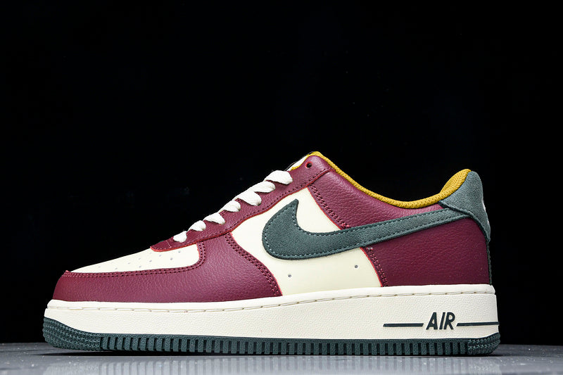NikeUnisex Air Force 1 AF1 Low - Dark Team Red/Vintage Green
