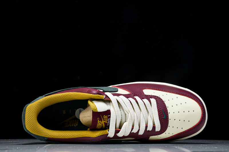 NikeUnisex Air Force 1 AF1 Low - Dark Team Red/Vintage Green