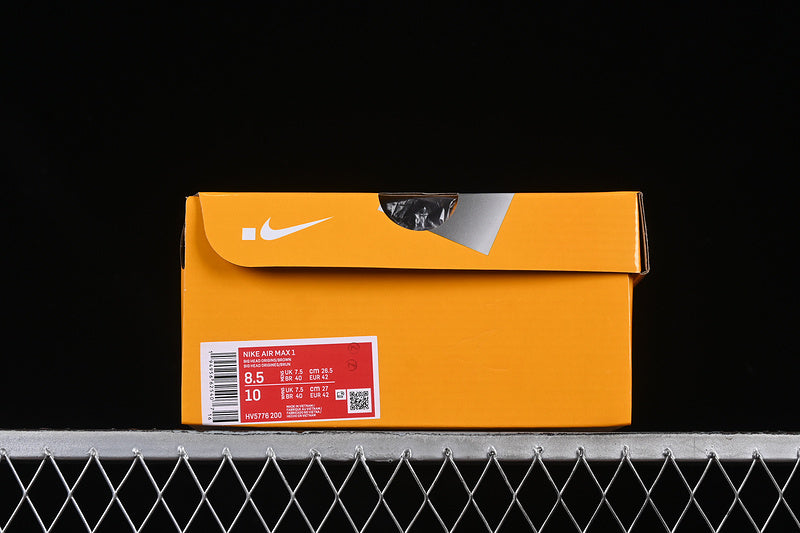 NikeUnisex Air Max 1 AM1 PRM - Brown Yellow