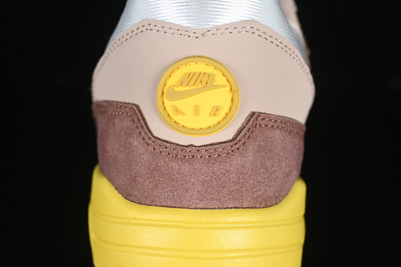 NikeUnisex Air Max 1 AM1 PRM - Brown Yellow