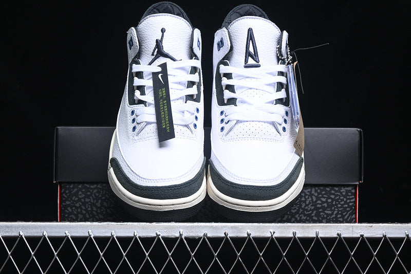 Air Jordan 3 AJ3 Retro - White Blue