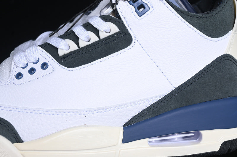 Air Jordan 3 AJ3 Retro - White Blue