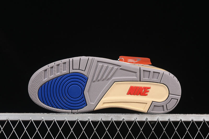 Air Jordan 3 AJ3 Retro - White Blue Brown