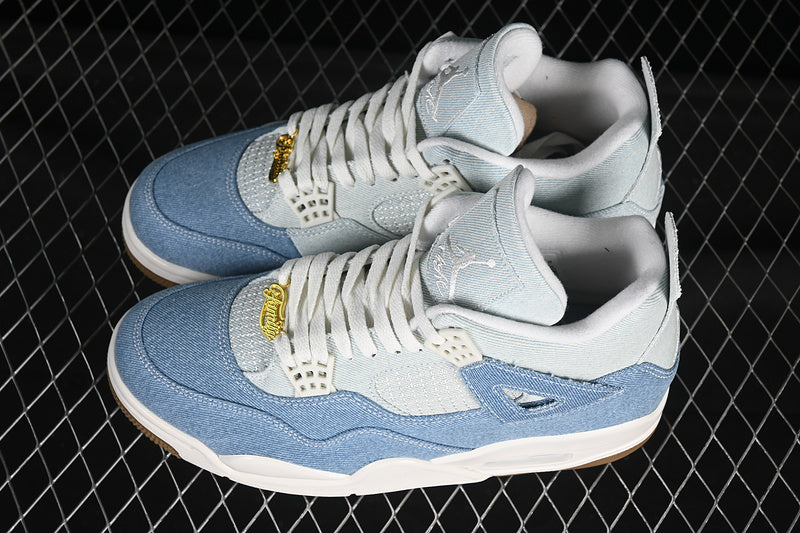 Air Jordan 4 AJ4 Retro - Denim Worn Blue