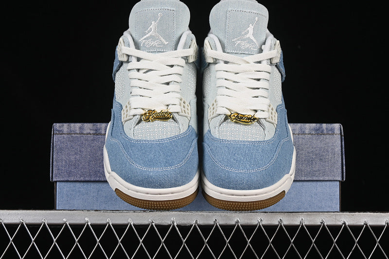 Air Jordan 4 AJ4 Retro - Denim Worn Blue