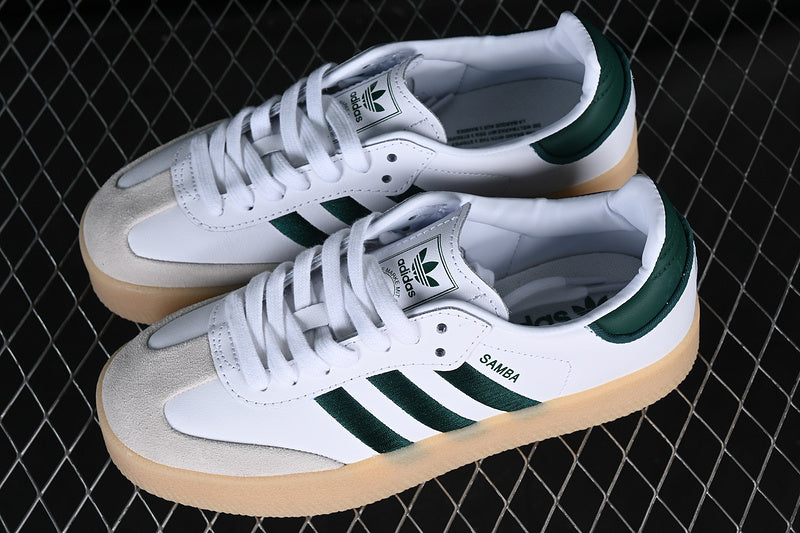 adidasUnisex Samba - White Collegiate Green