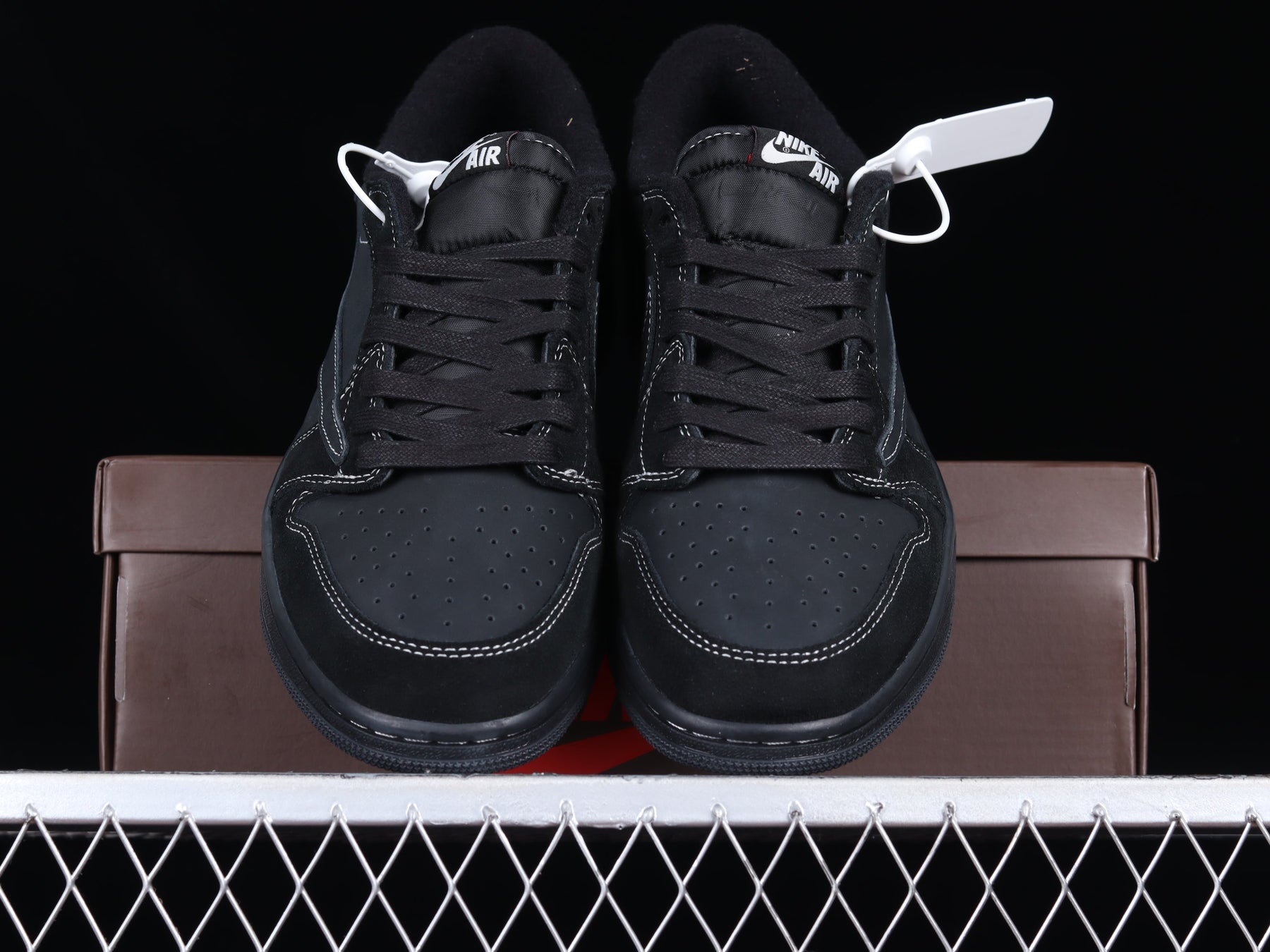 WMNS Travis Scott x Air Jordan 1 AJ1 Low OG SP - Black Phantom