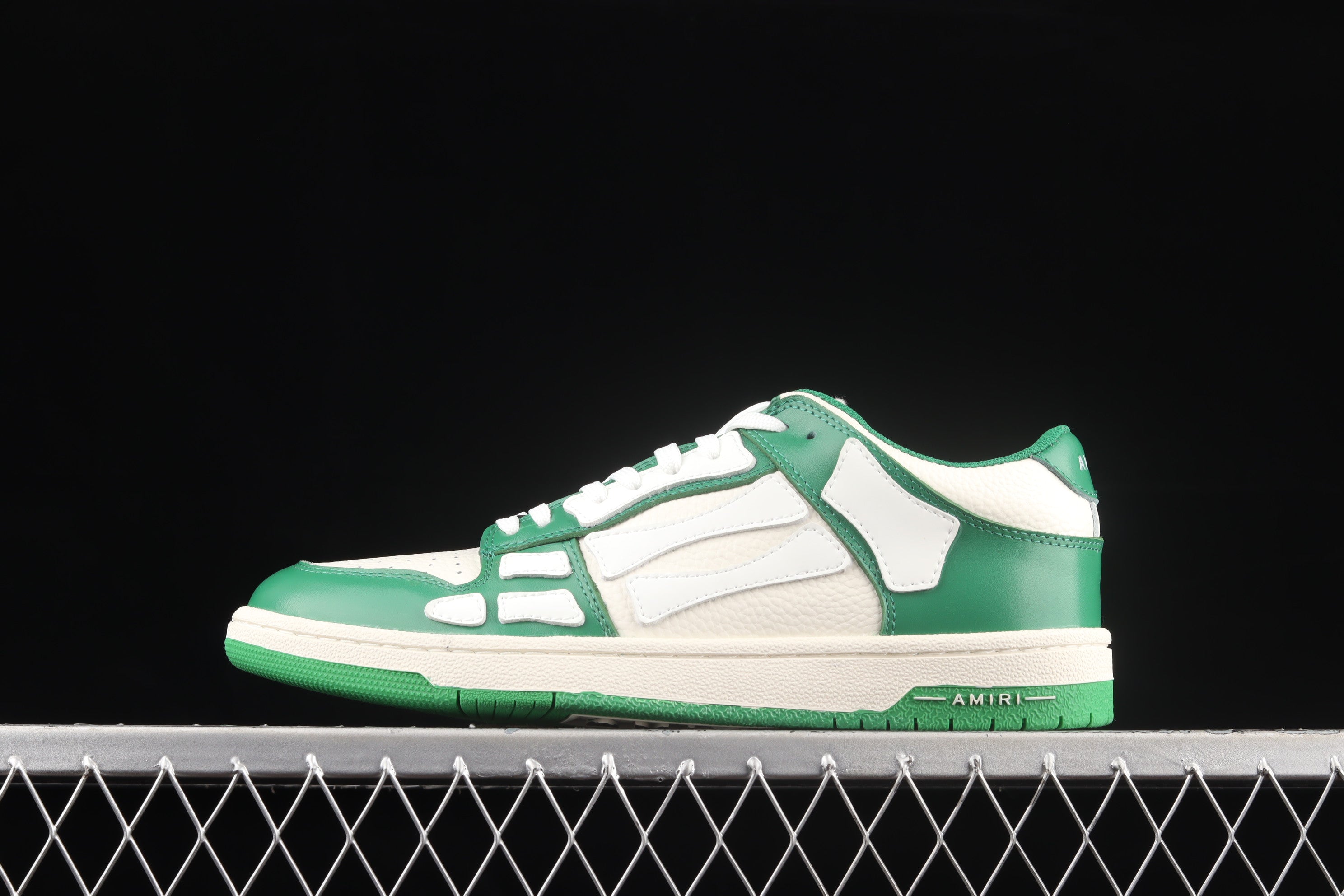 Amiri Skel Low Top - Green/White