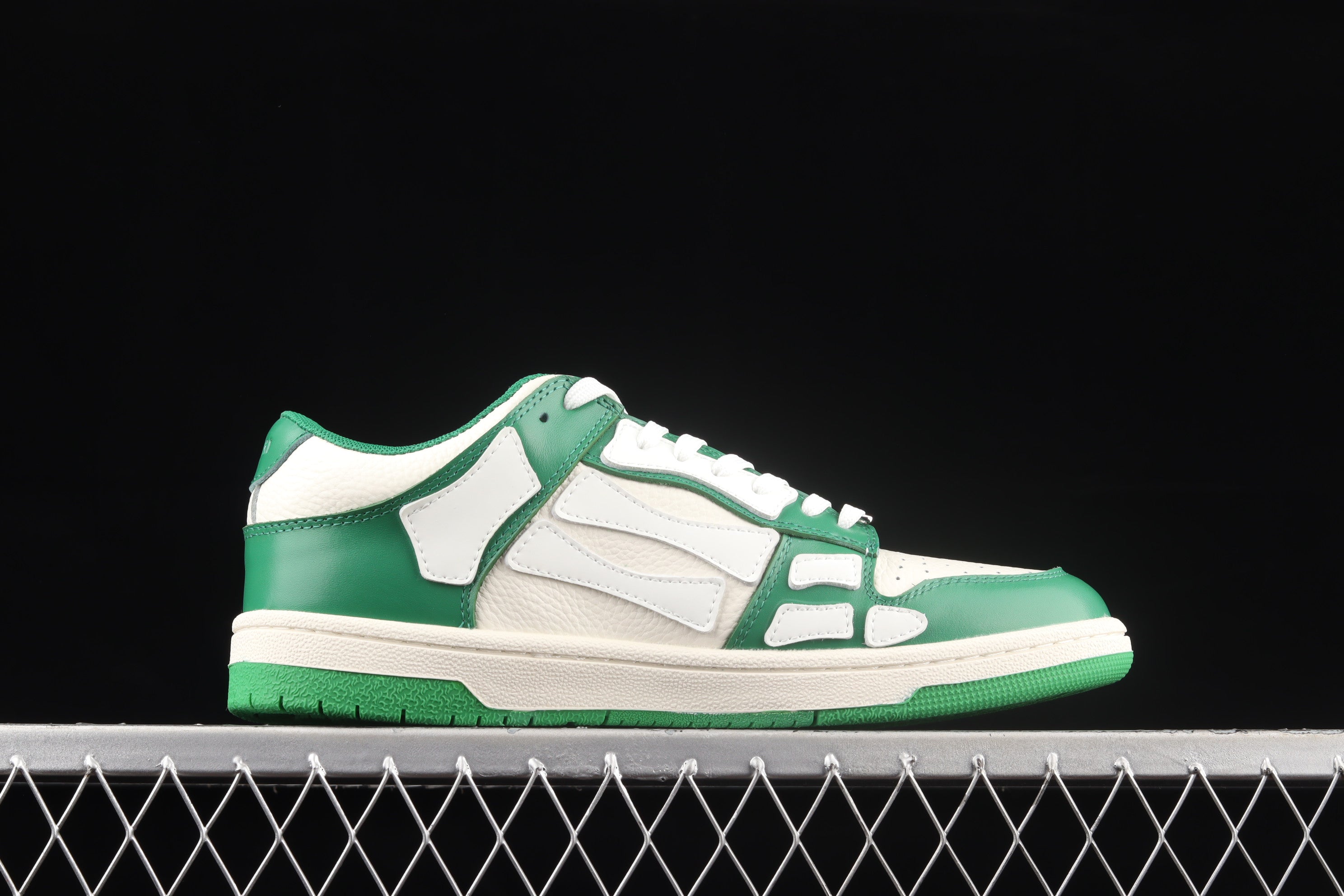 Amiri Skel Low Top - Green/White