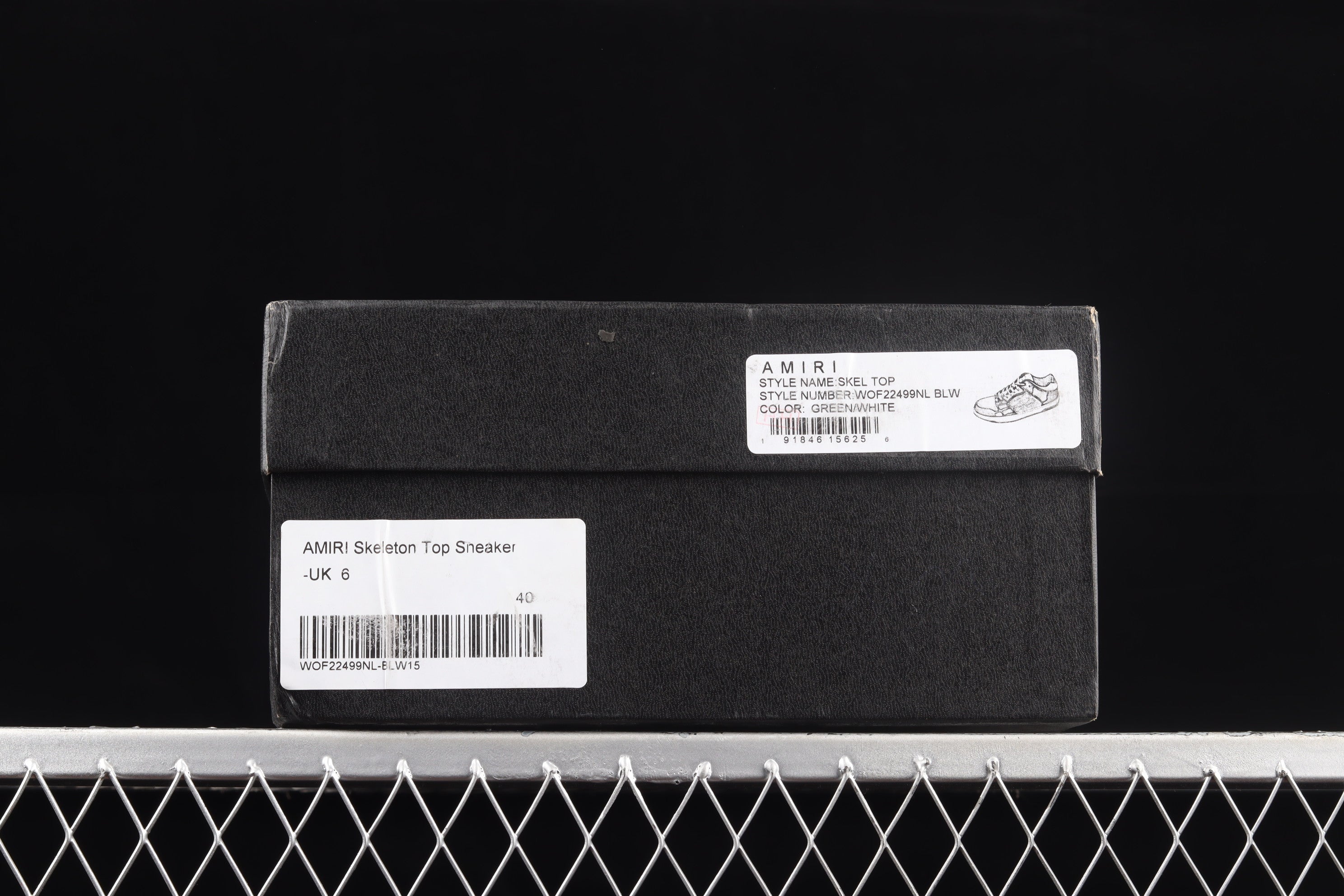 Amiri Skel Low Top - Green/White