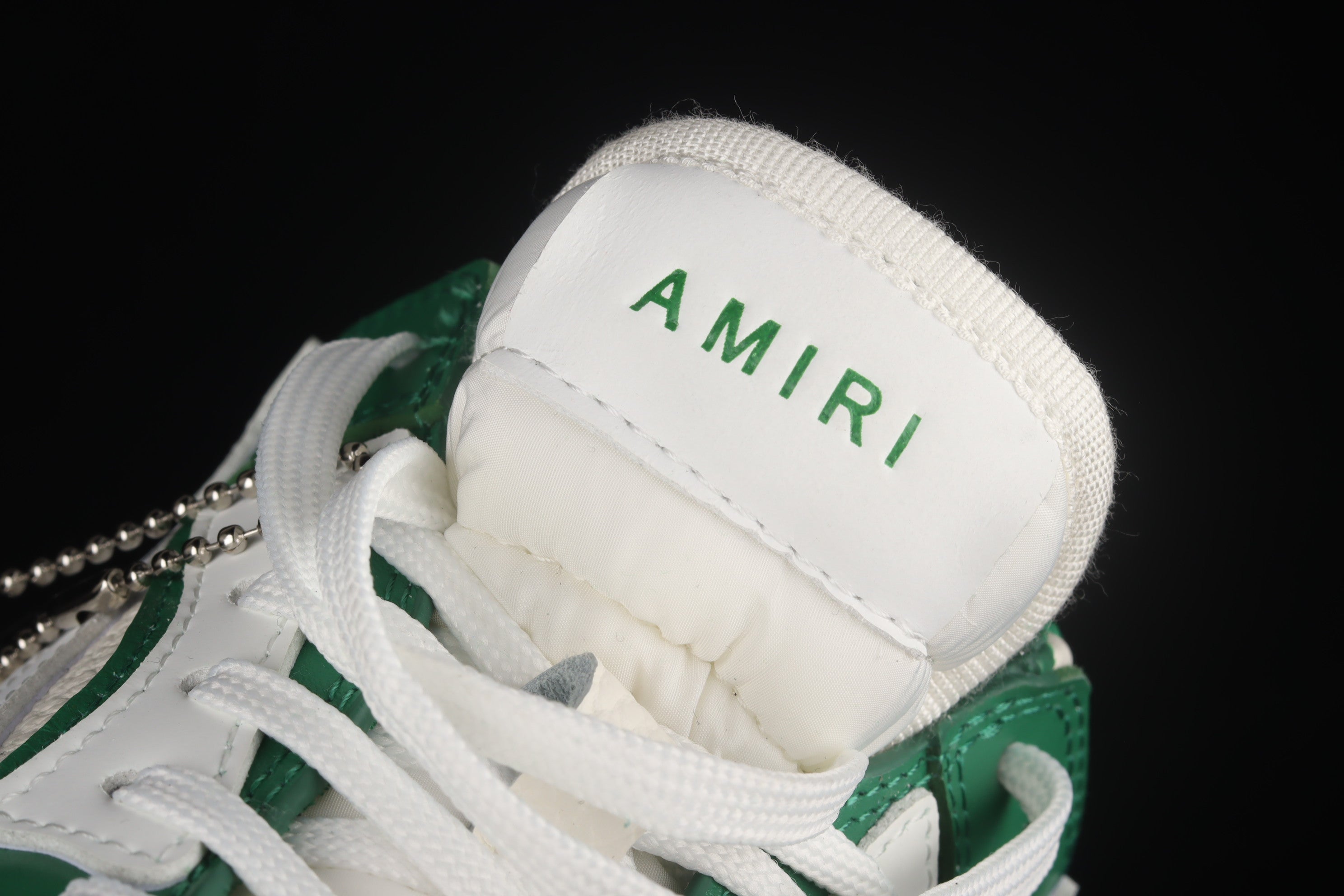 Amiri Skel Low Top - Green/White