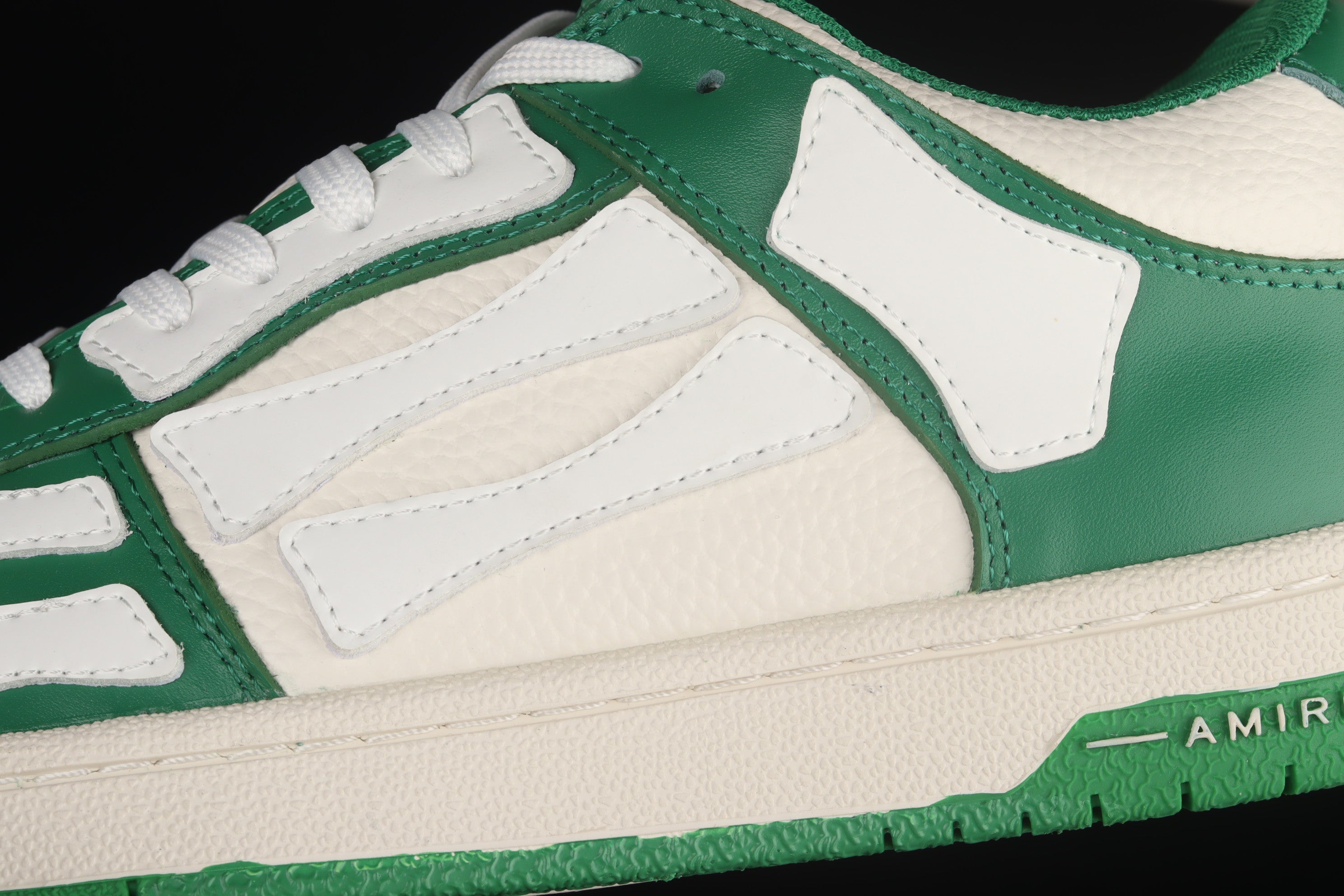 Amiri Skel Low Top - Green/White