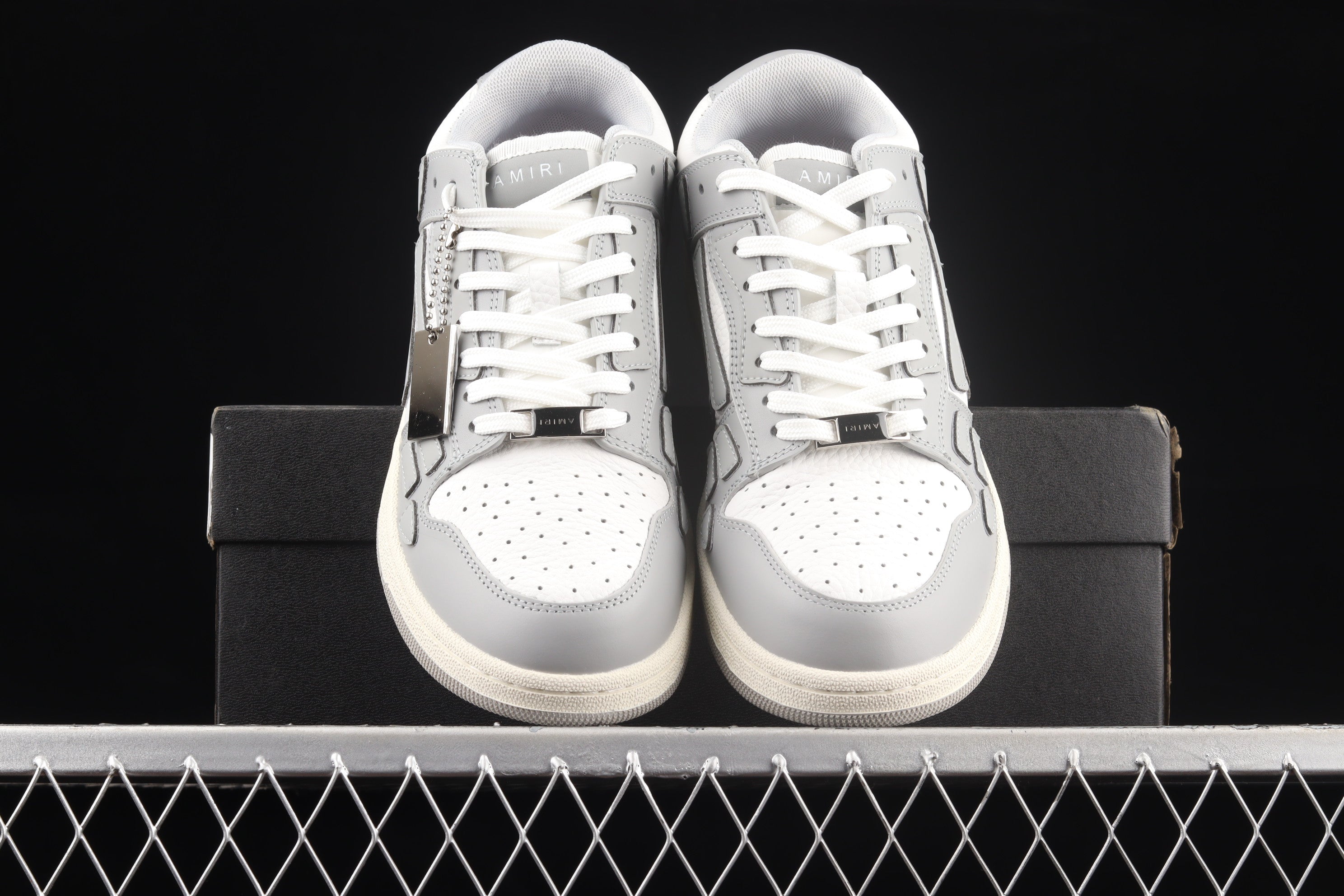 Amiri Skeleton Low Top - Grey