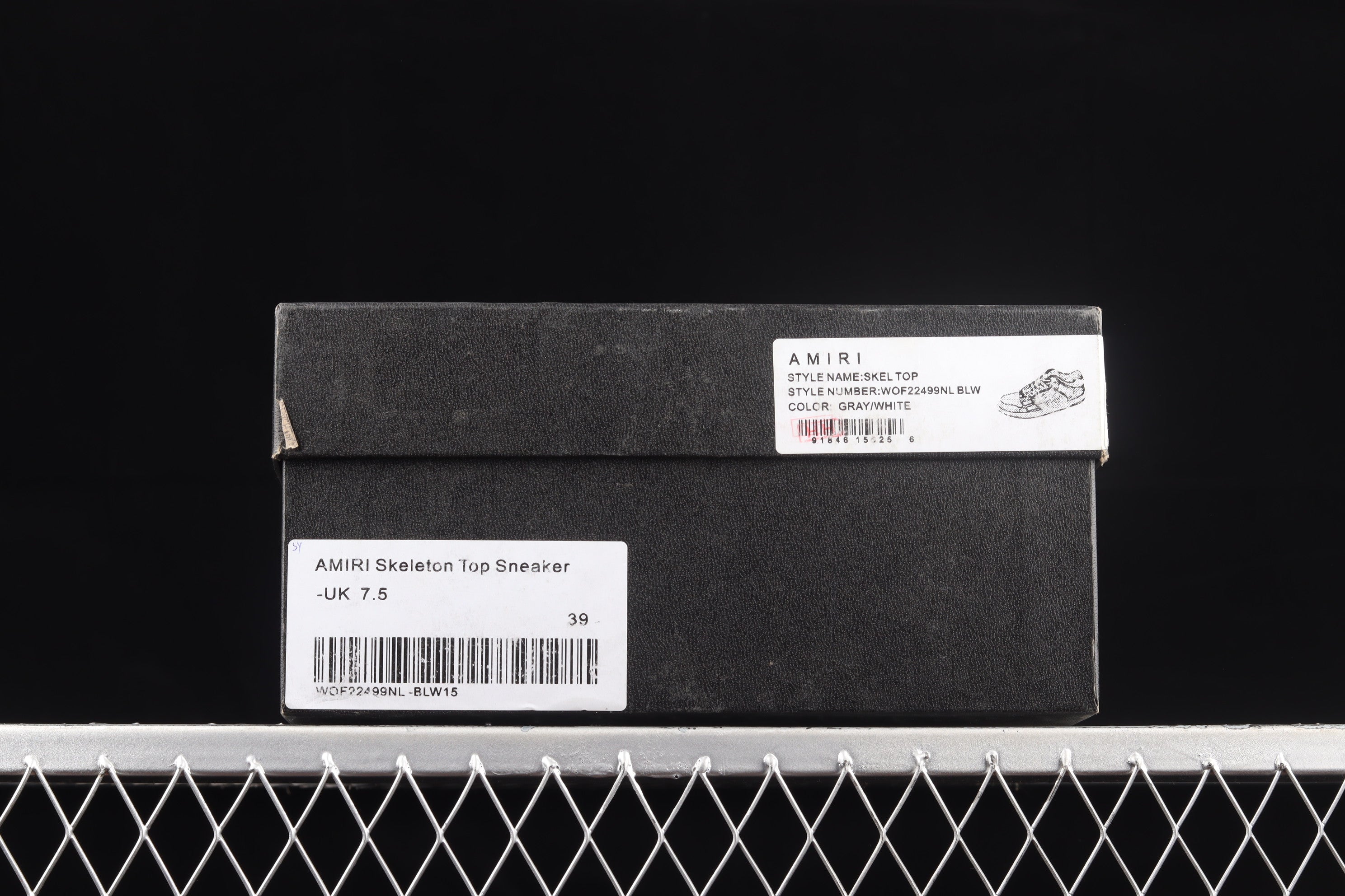 Amiri Skeleton Low Top - Grey