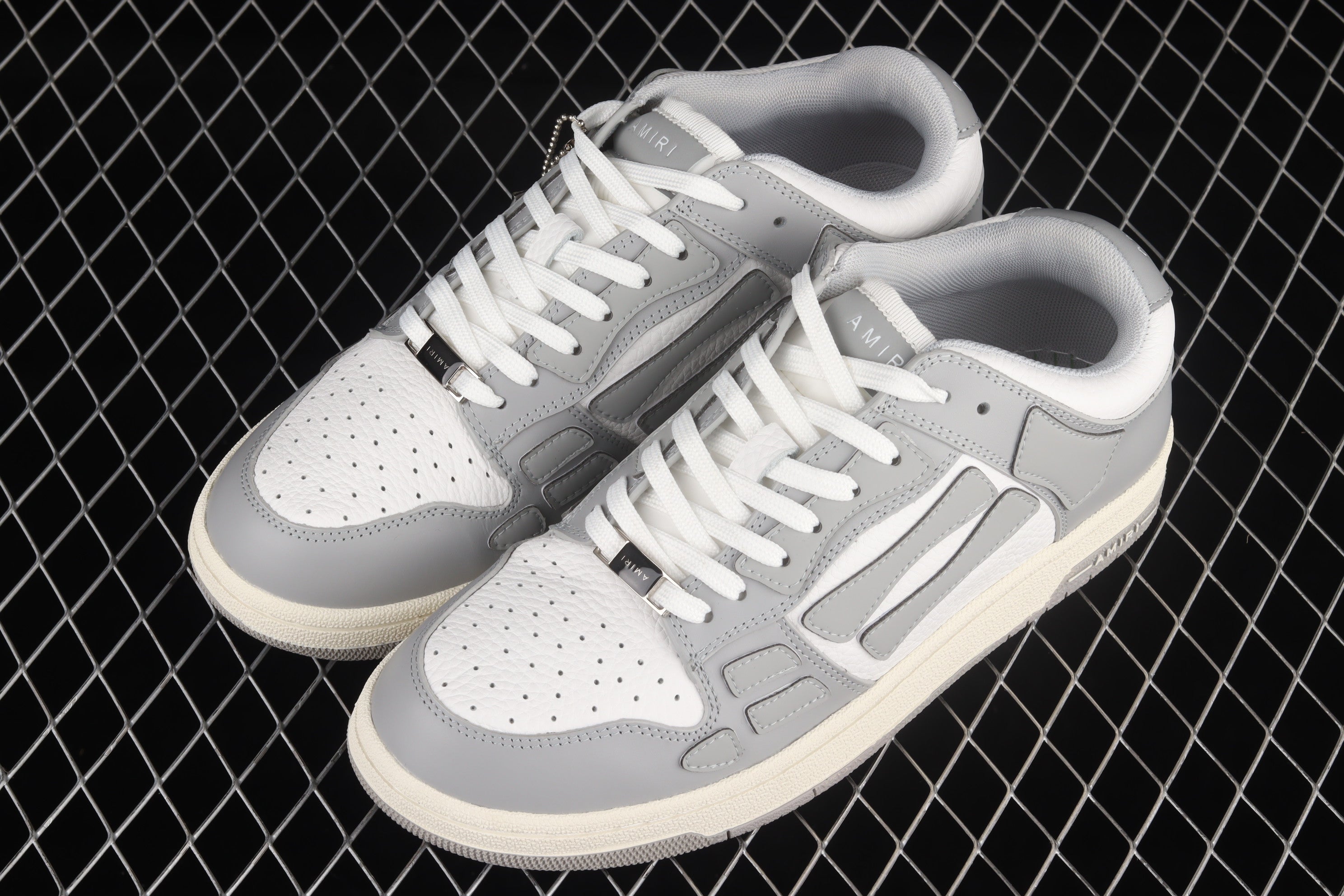 Amiri Skeleton Low Top - Grey