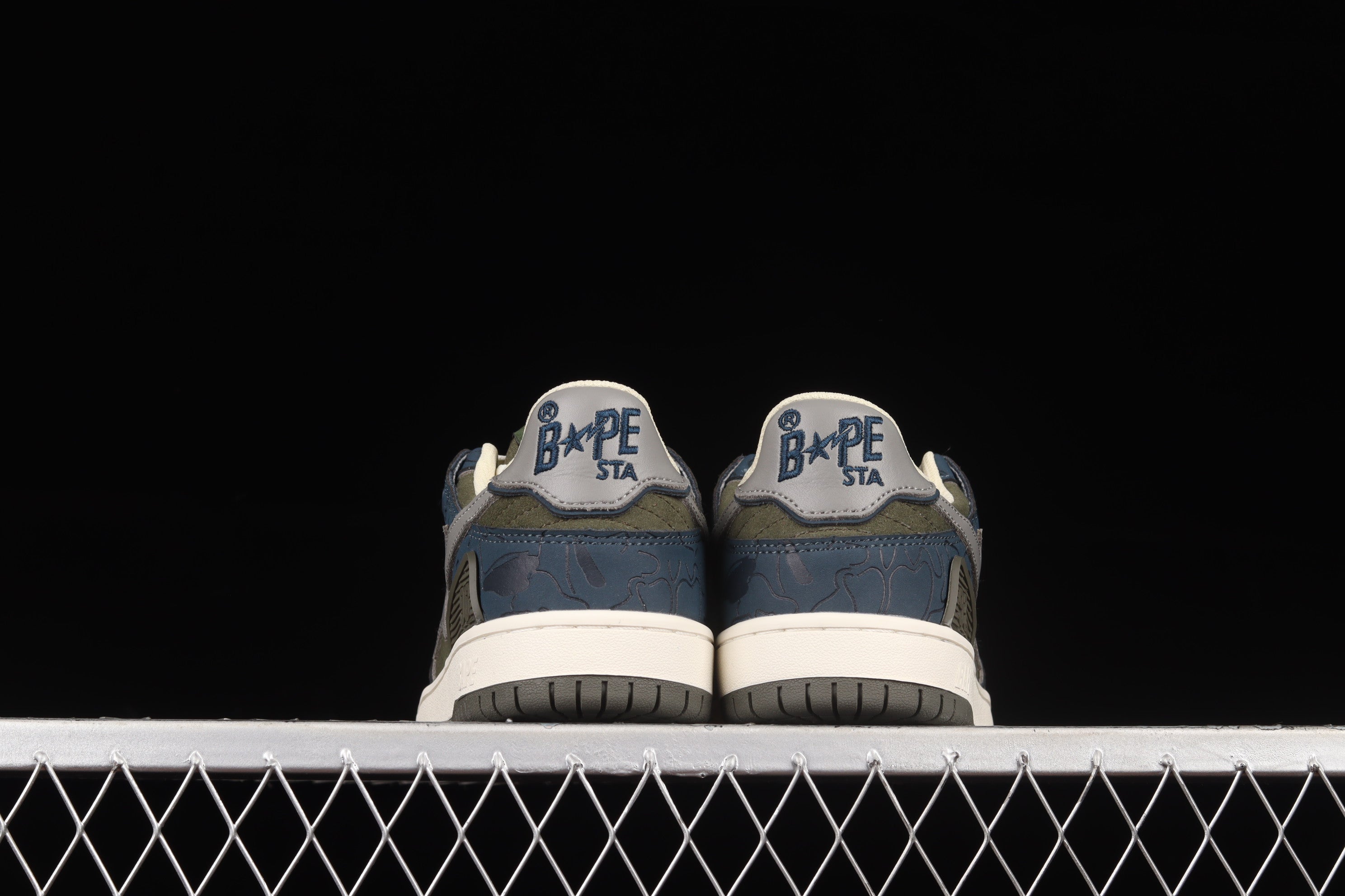 A Bathing Ape Bape SK8 Sta - Army Green