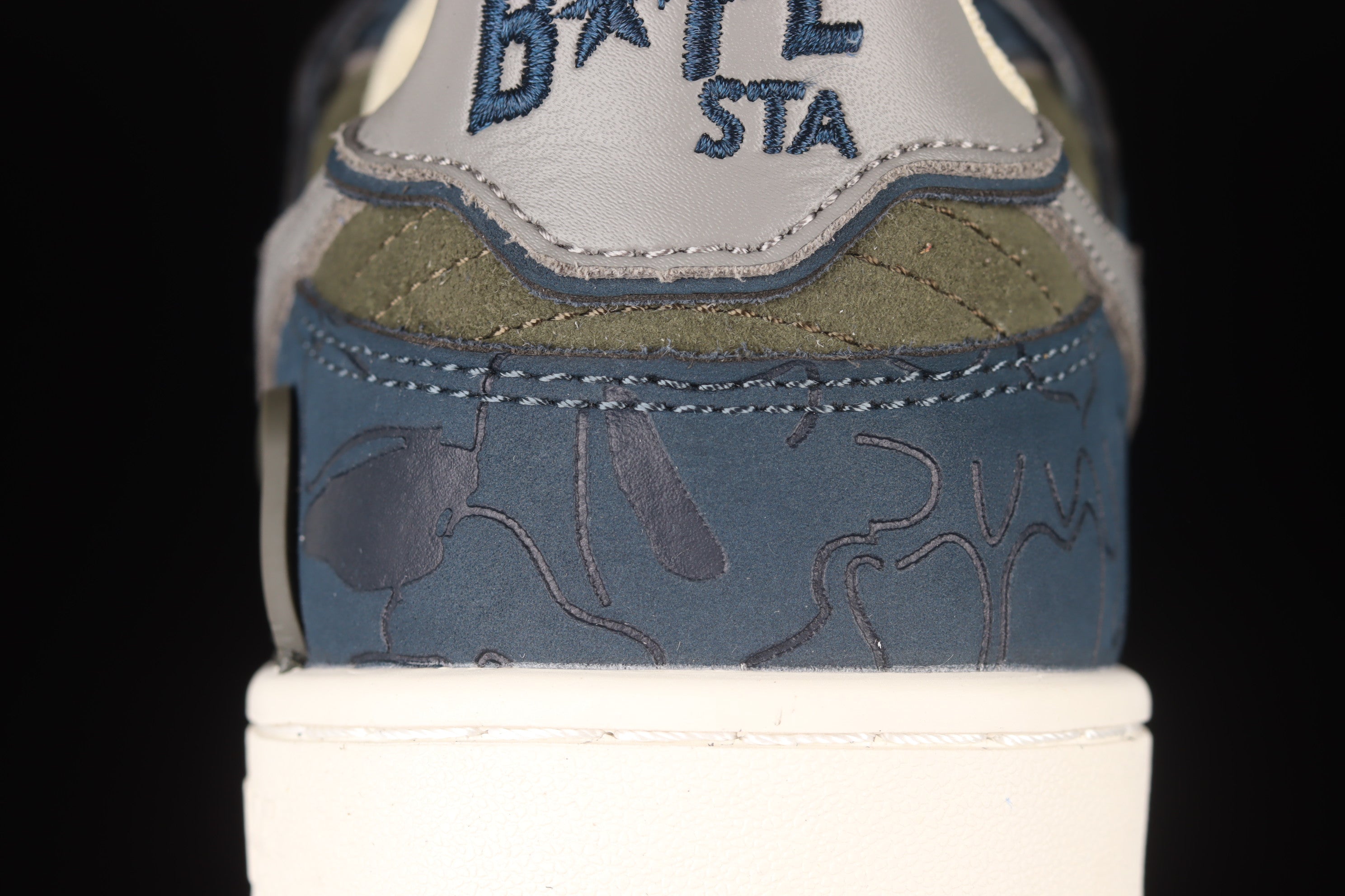 A Bathing Ape Bape SK8 Sta - Army Green
