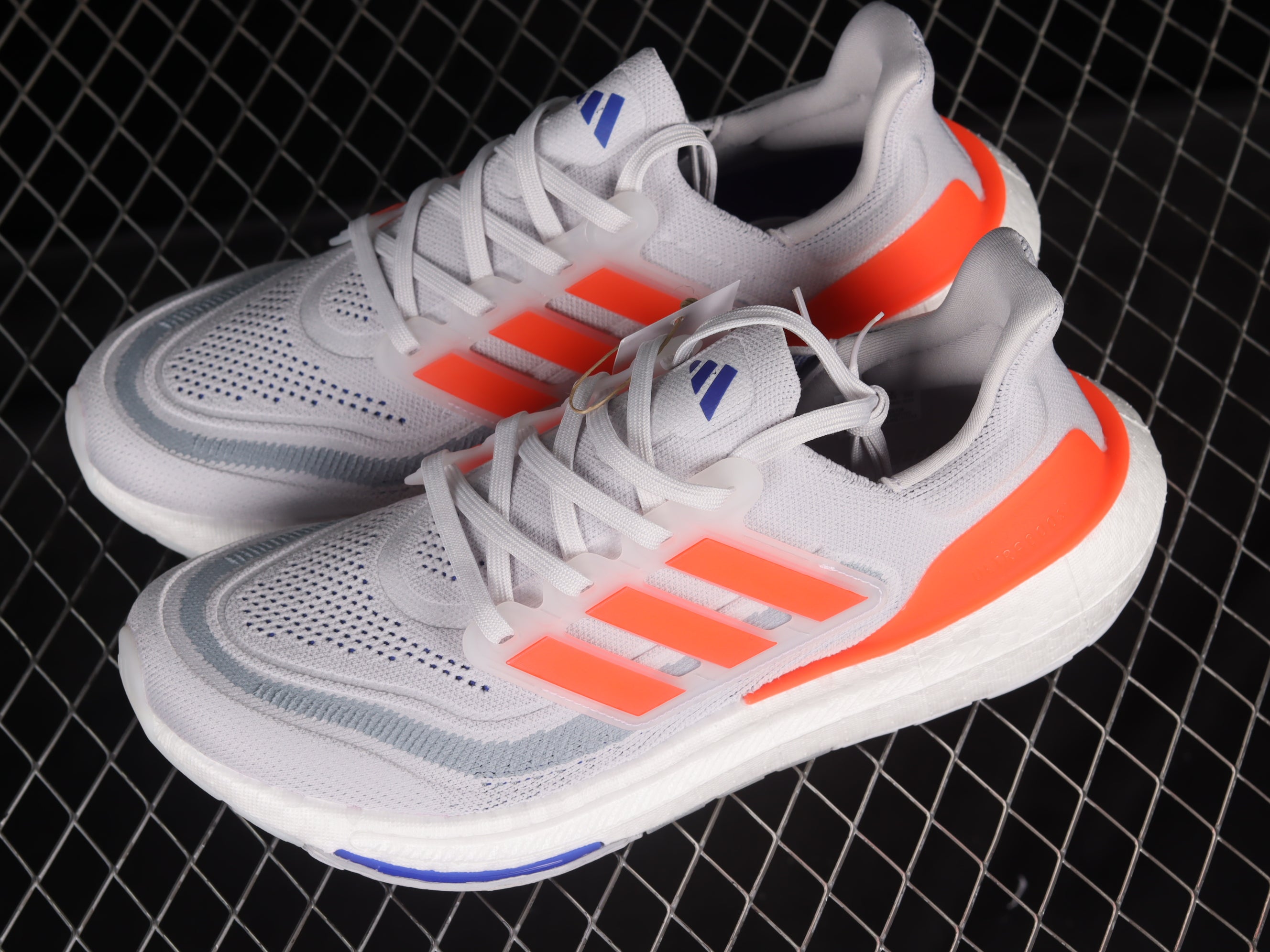 adidasMens Ultraboost Light 23 - Grey/Orange