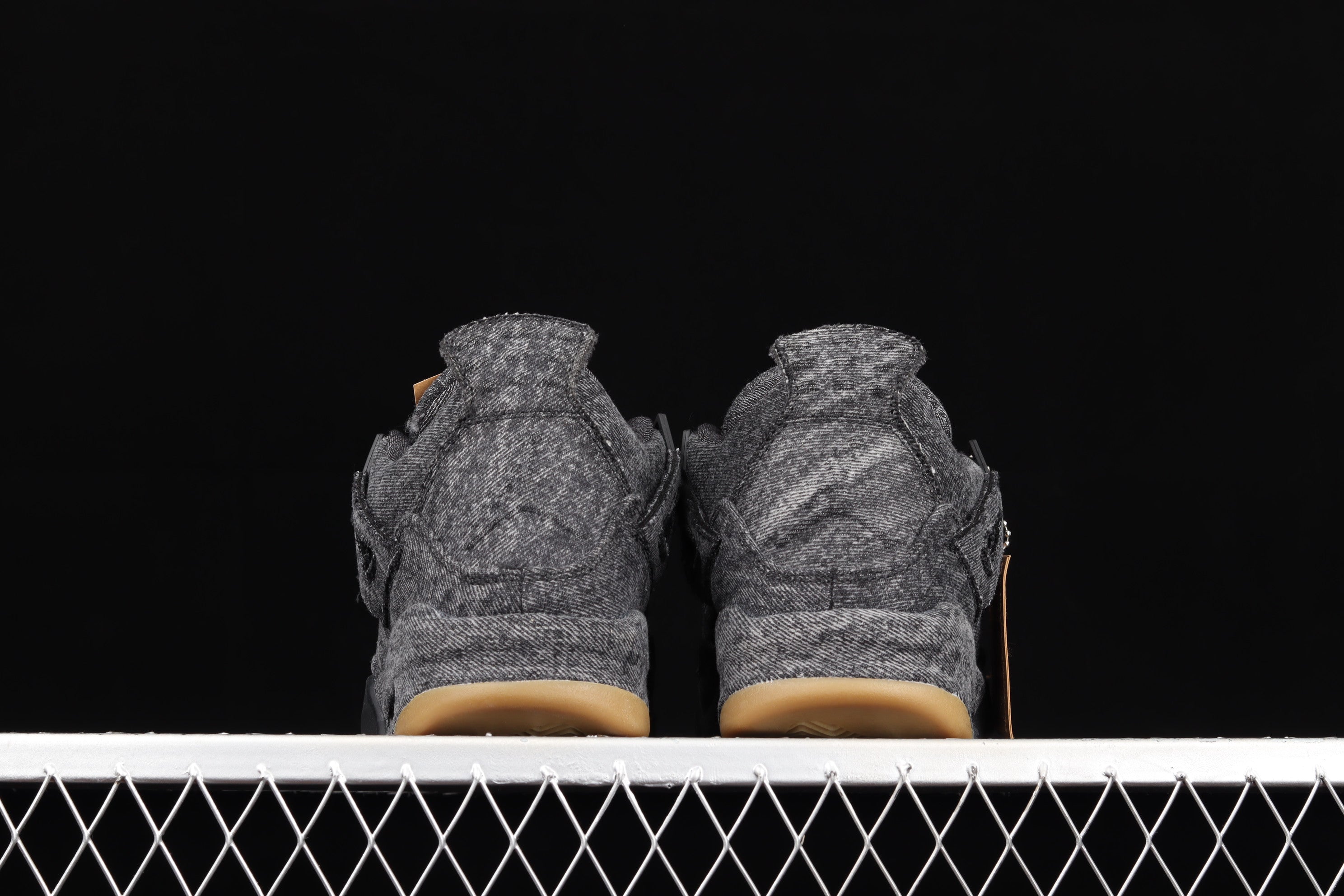 Levi's x Air Jordan 4 AJ4 Retro - Black Denim